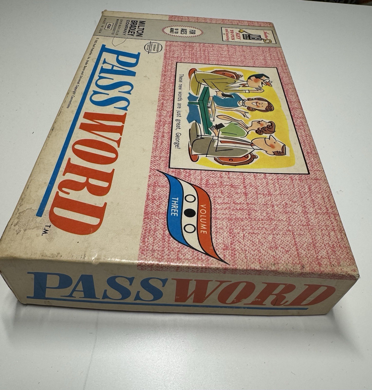 Vintage (1963) Password Milton Bradley Board Game #4260