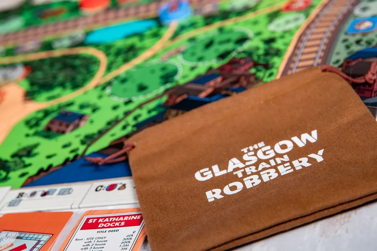 The Glasgow Train Robbery Board Game – Gamefound Edition – *NEW/FACYORY SEALED*