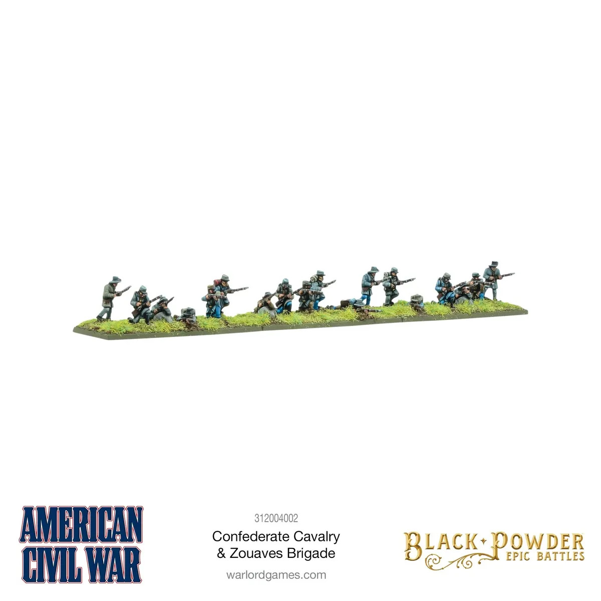 BP Epic Battles American Civil War Confederate Cavalry & Zouaves Brigade