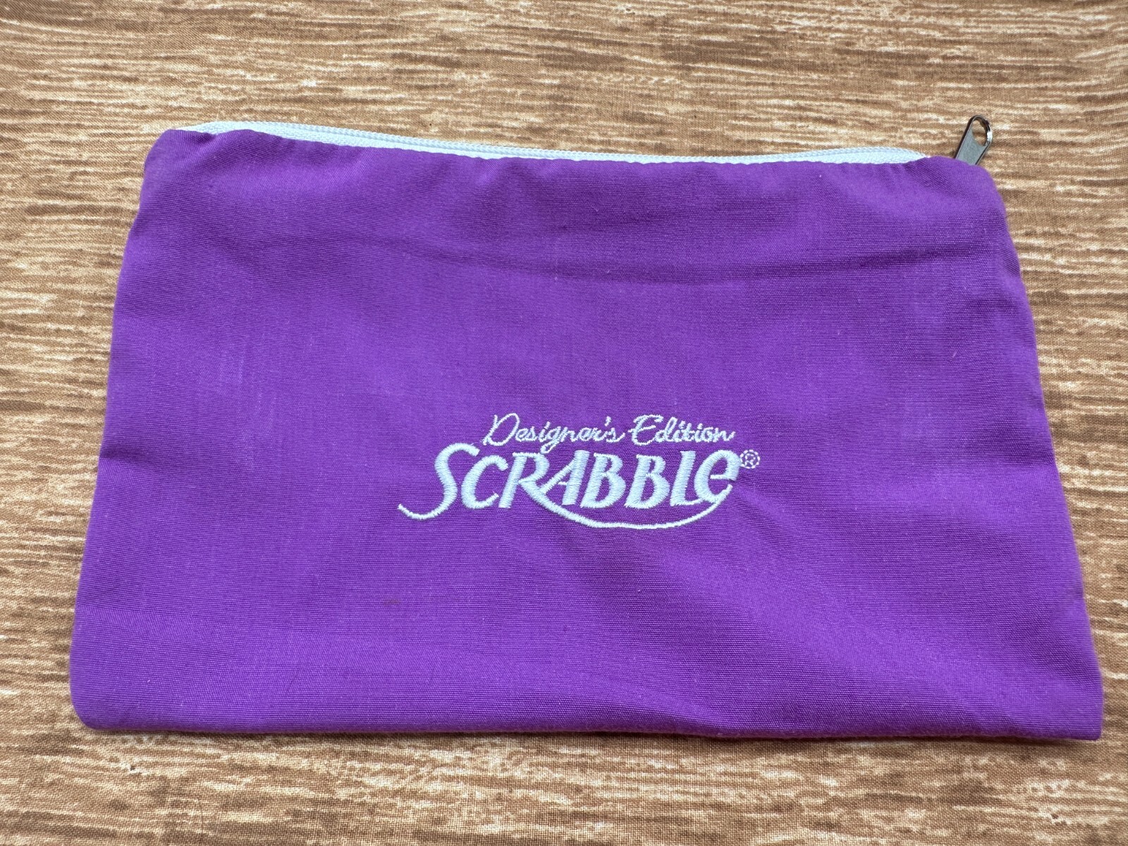 Designer’s Edition Scrabble ToysRUs NO TILES PURPLE TILE BAG ONLY