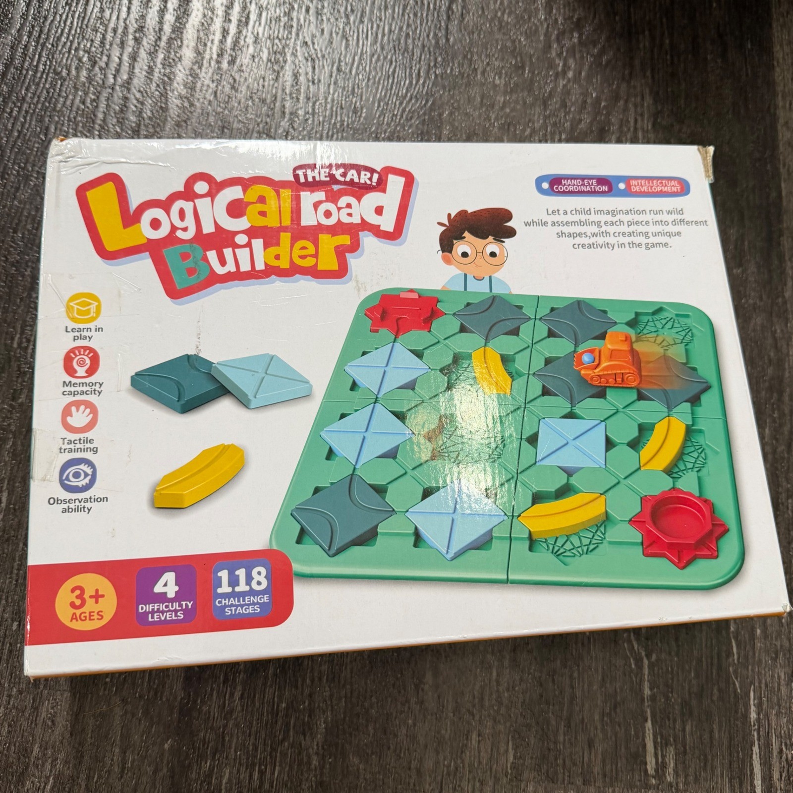 Logical Road Builder STEM Puzzle Game Kids Unisex 3+ Multicolor 118 Challenges