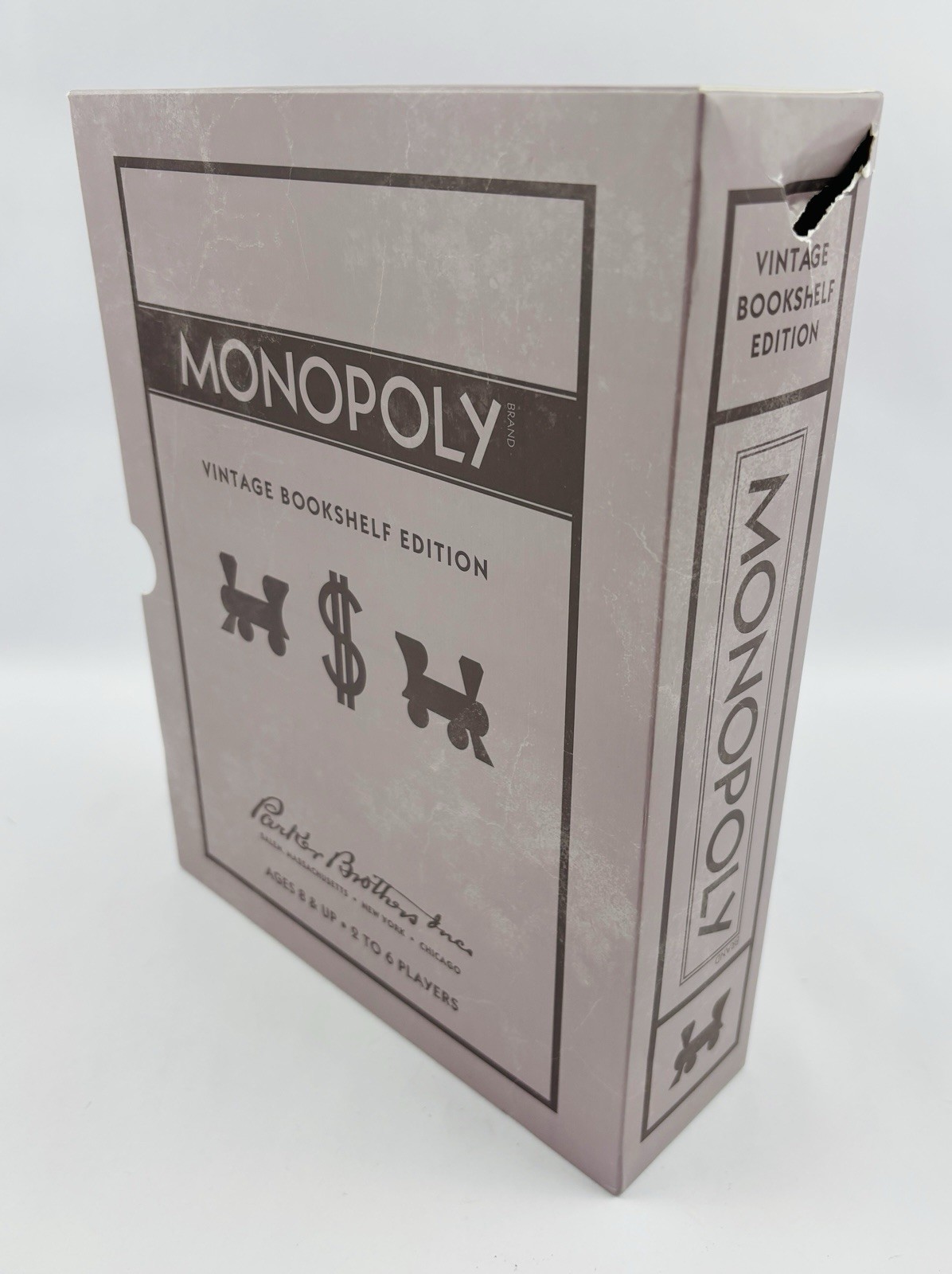 Monopoly Vintage Bookshelf Edition by WS Game Company Deluxe Board Game