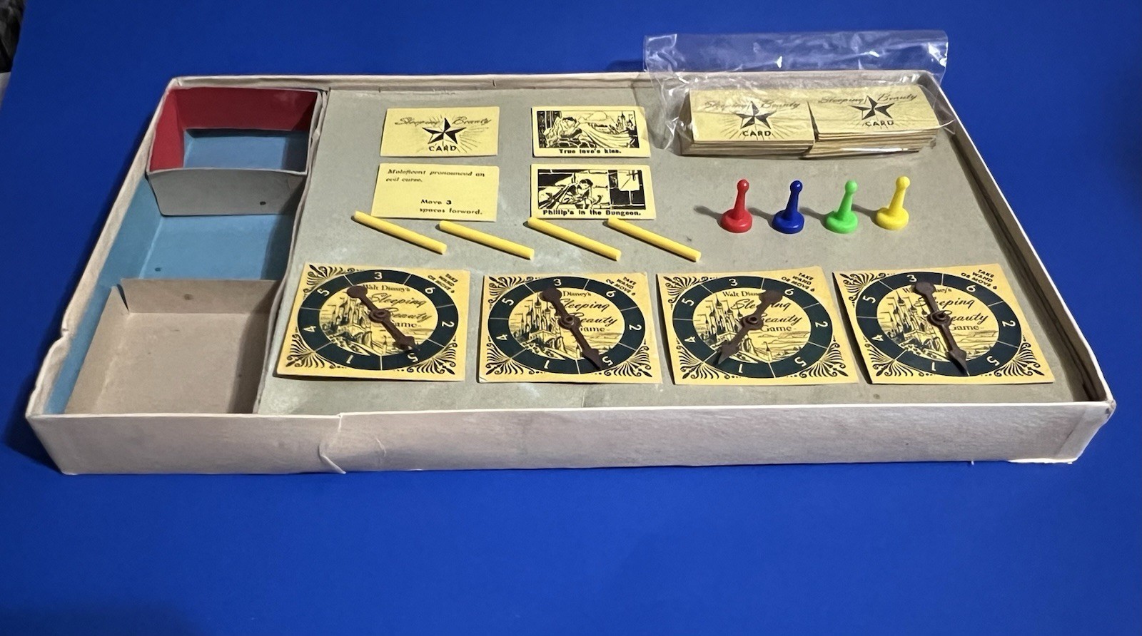 Walt Disney Sleeping Beauty Game 1958 Parker Brothers. Complete. Board excellent