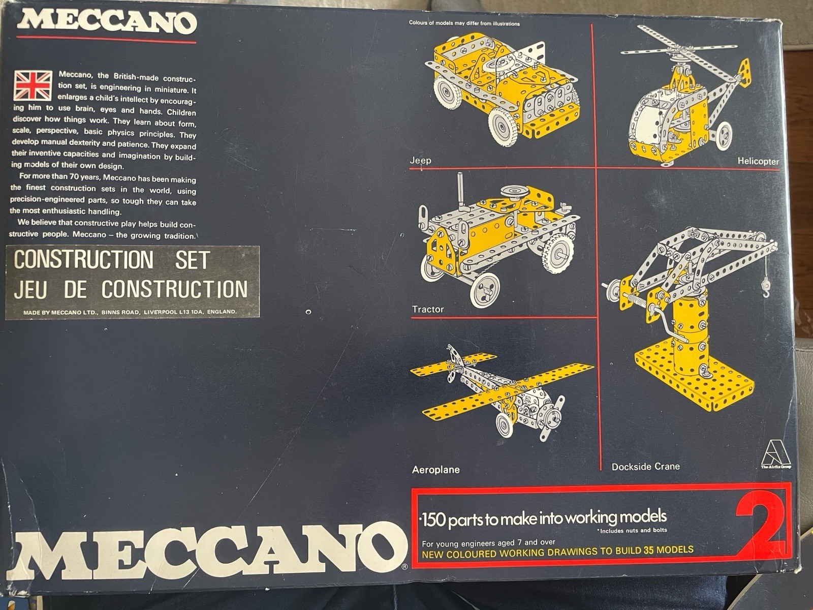 Vintage Meccanno Set #2 With Miscellaneous Pieces