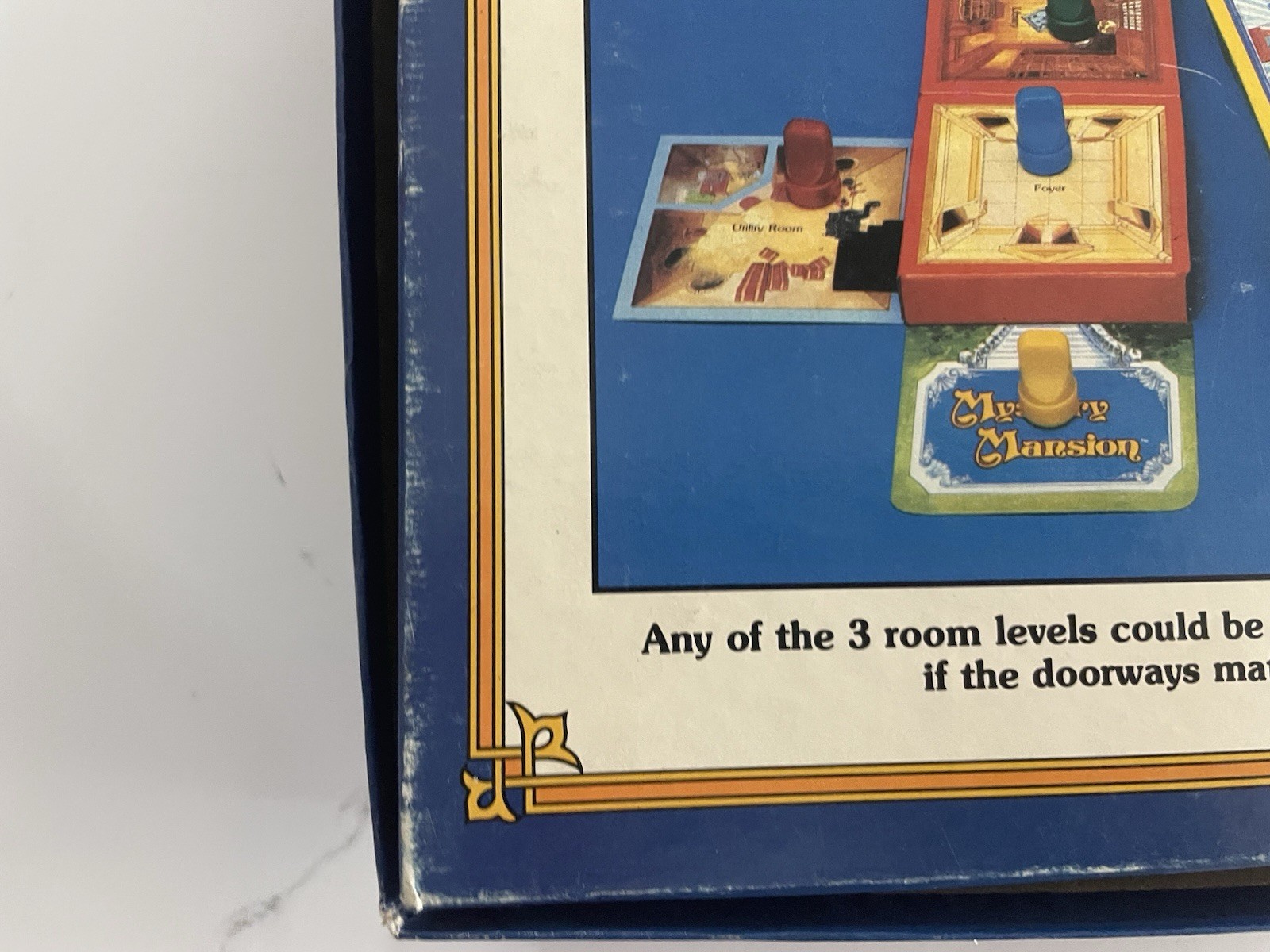 ~ Vintage Rare 1984 Mystery Mansion Board Game MB Milton Bradley COMPLETE ~