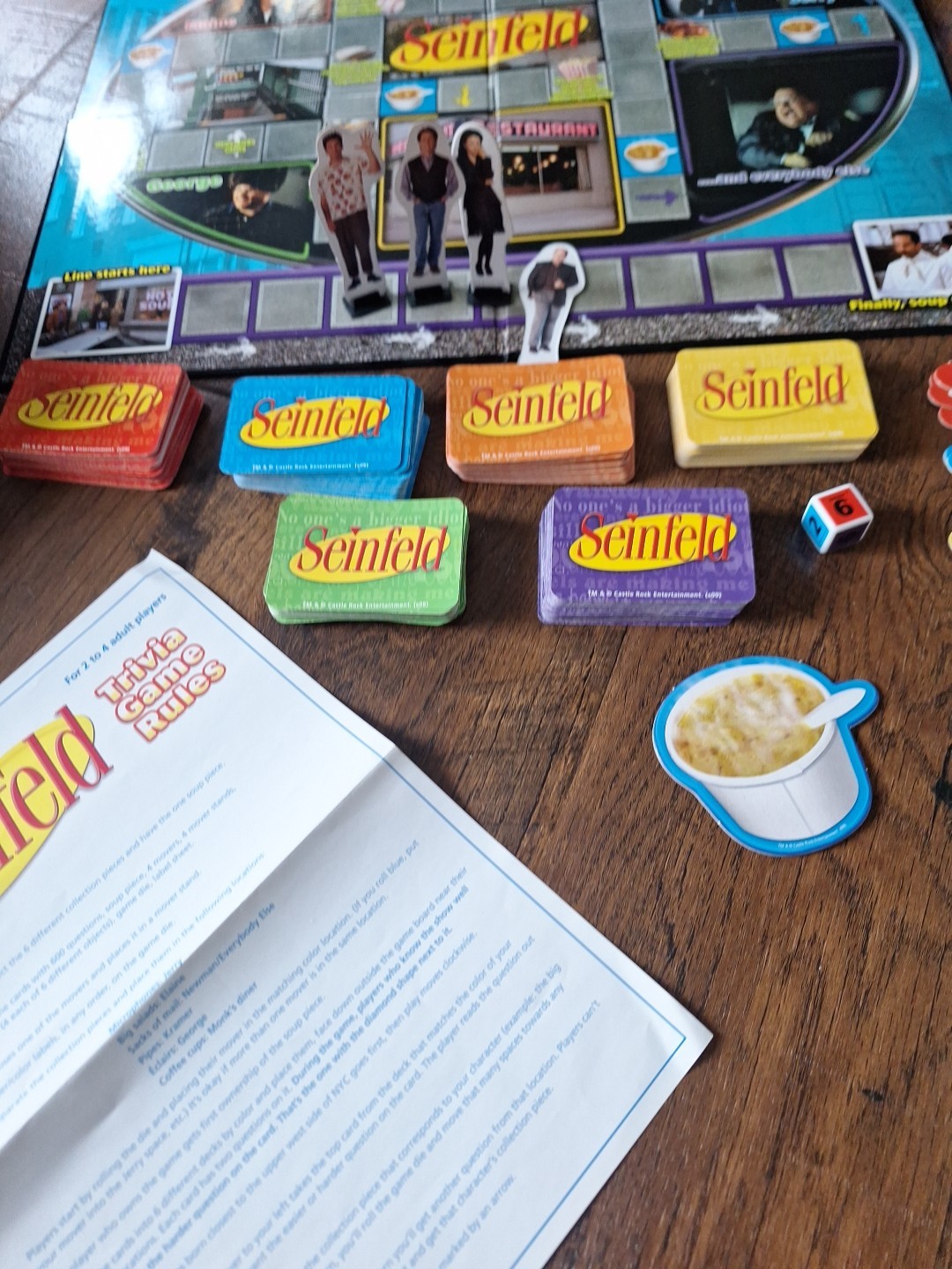 Seinfeld Trivia Board Game 2009 Pressman Complete 90s TV Sitcom Party Game
