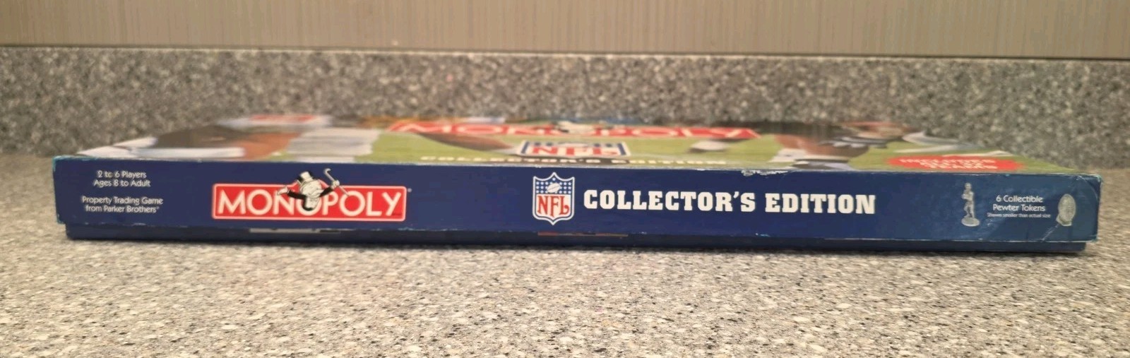 Monopoly NFL Collector’s Edition Board Game 2003 Hasbro Complete