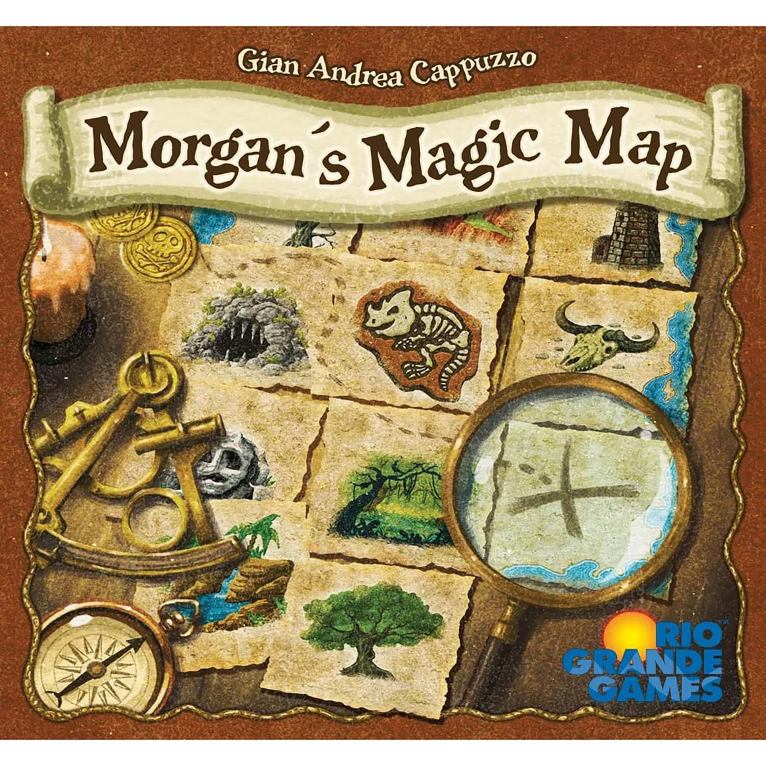 Rio Grande Games Morgan’s Magic Map Tile 9 inches x 9 x 2
