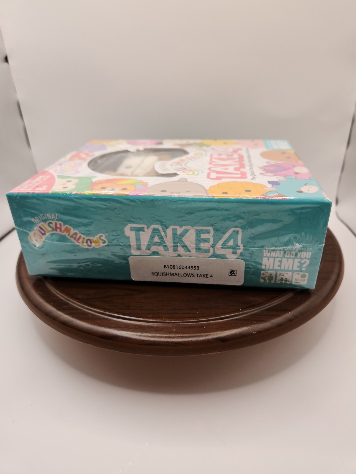 Squishmallows Take4, The Fast Pace Family Game. 2/4 players, 8 years old + NIB