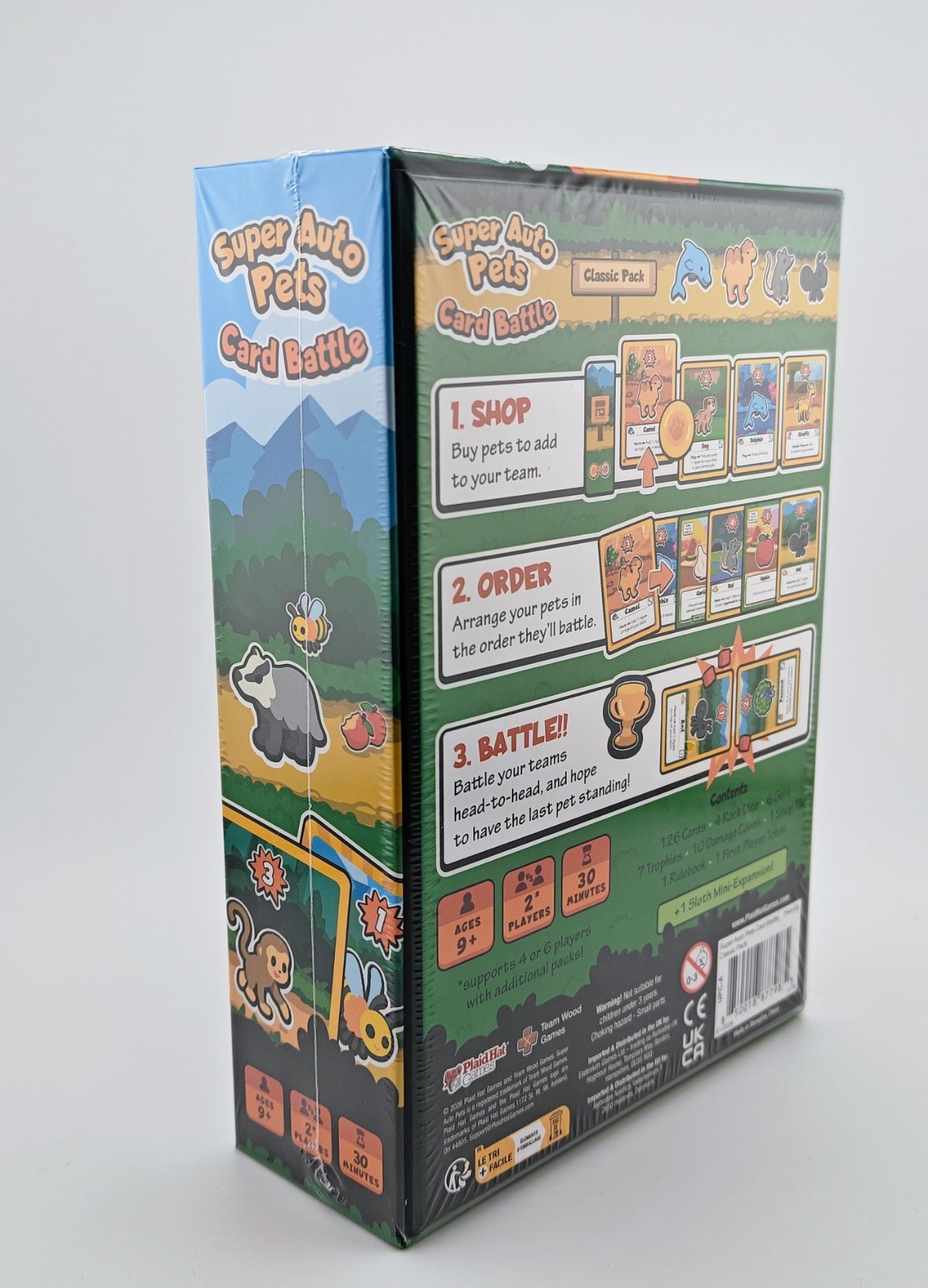 Super Auto Pets Card Battle Classic Pack – 2 Player Strategy Card Game.