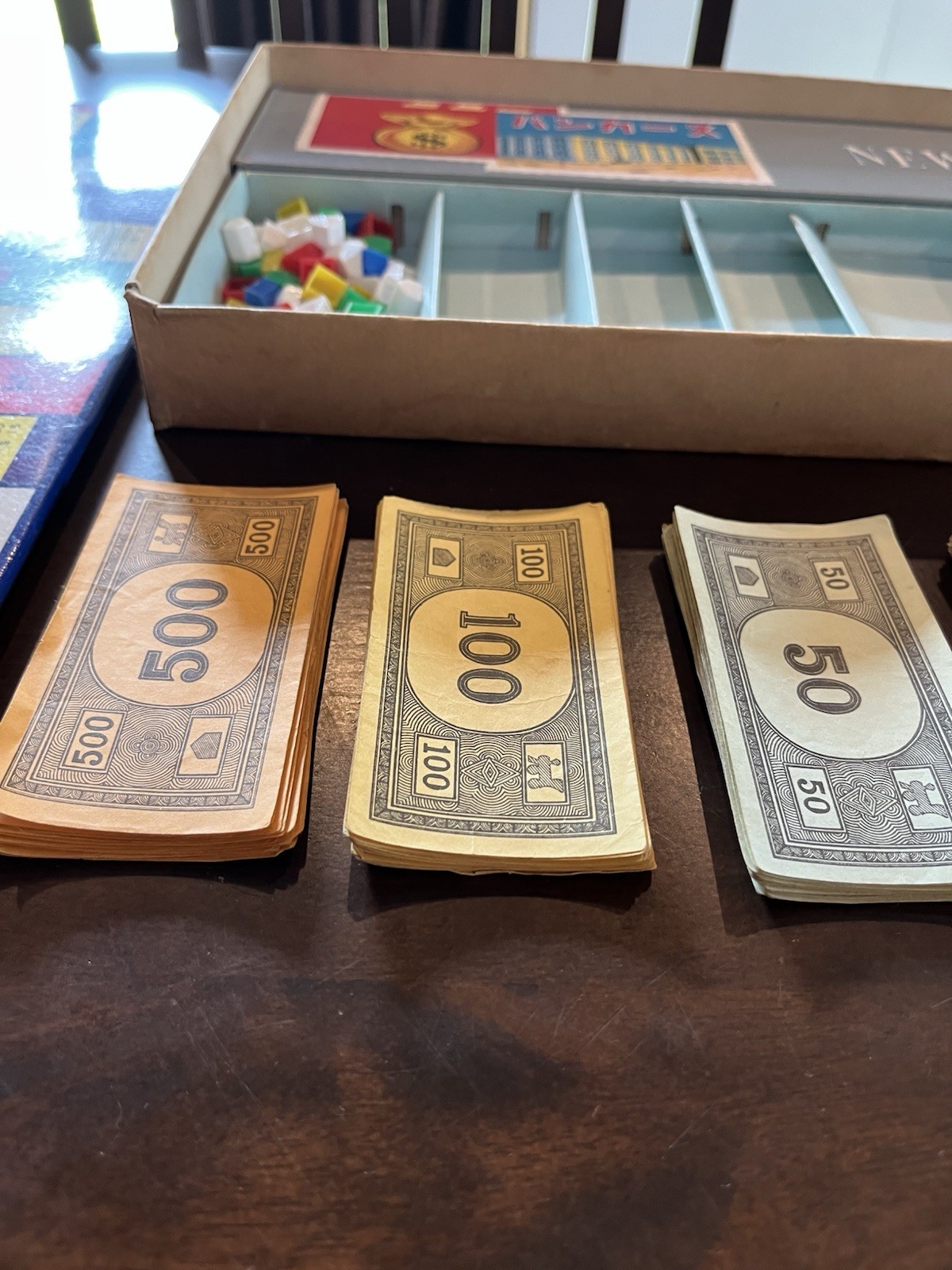 Vintage Japanese New Bankers Board Game Complete Mount Monopoly Style Japan