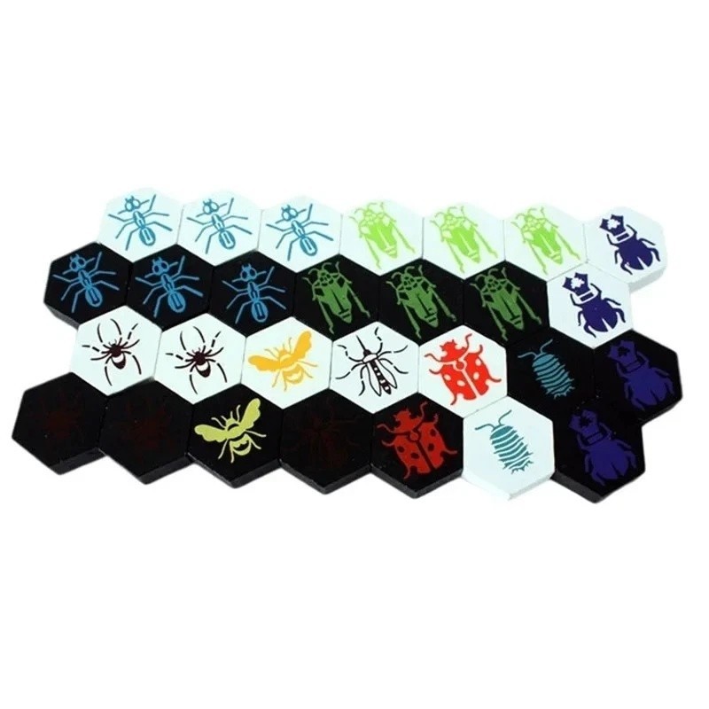 Hive Board Game 2 Player Family Fun Strategy Travel Party Entertainment Game