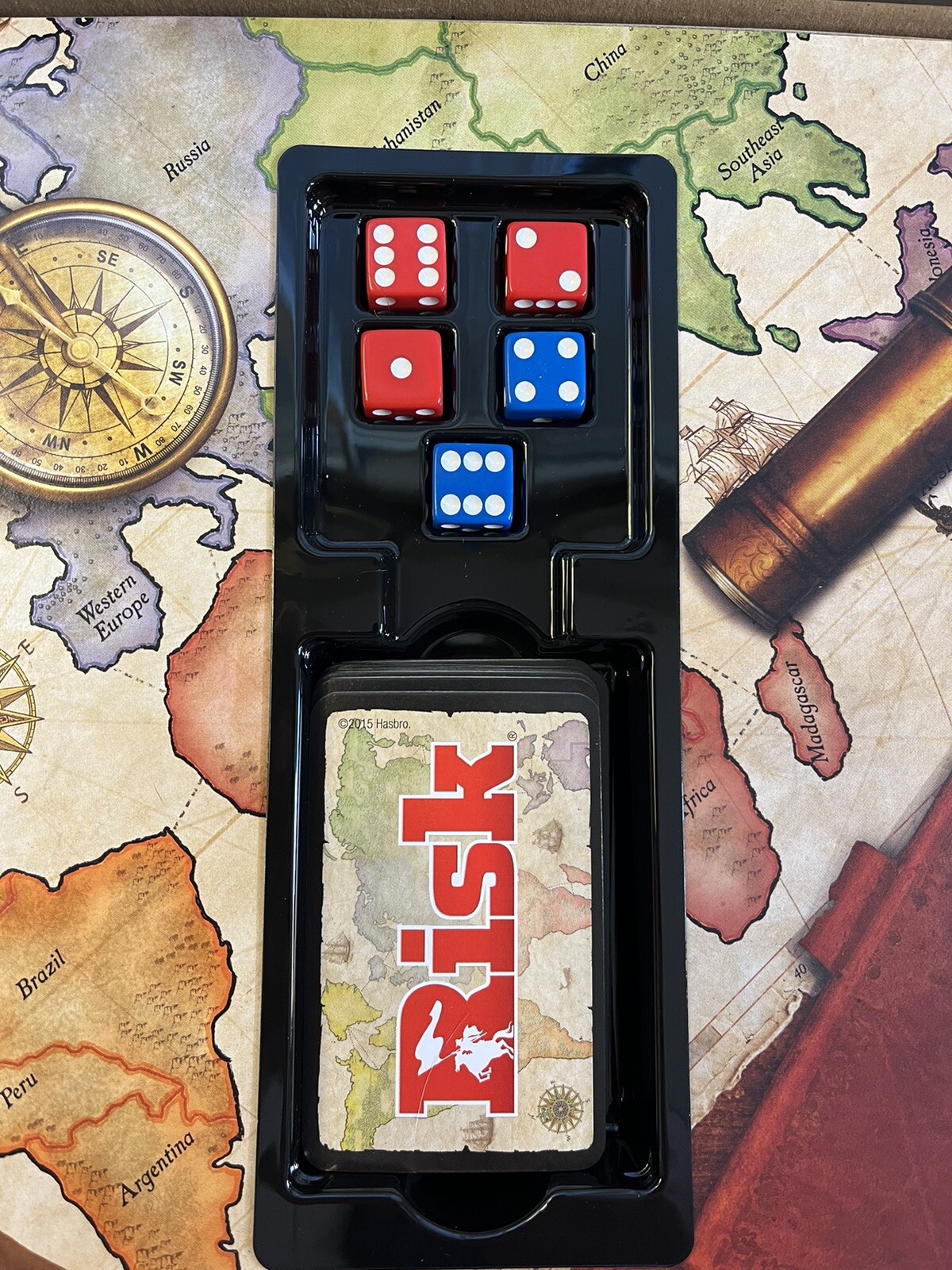 Risk Board Game Strategic Conquest Secret Missions Multiple Gameplay Complete