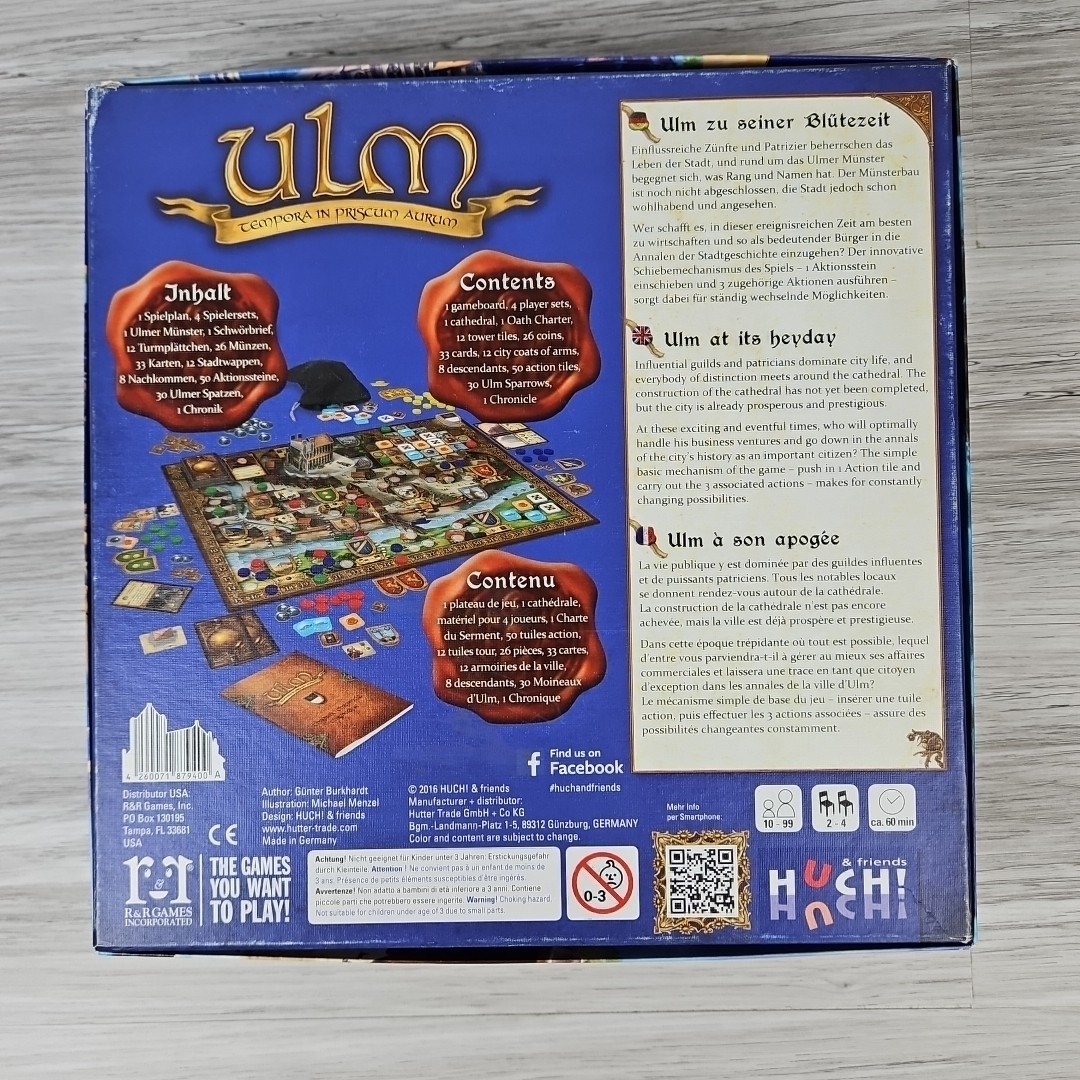 R&R Games ULM, Family Board Game, Strategy Game for Teens and Adults, Board Game