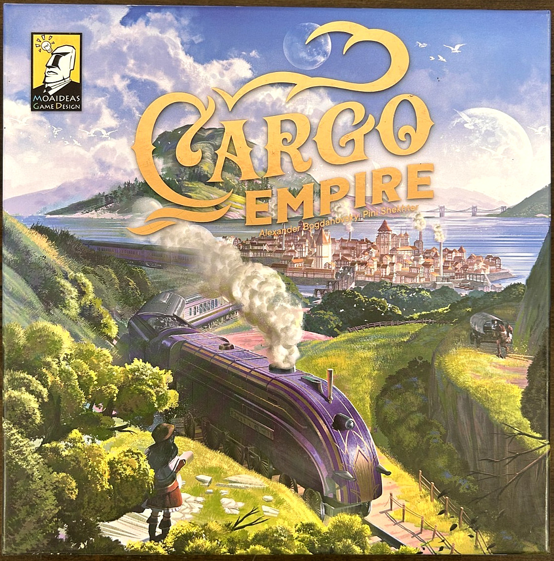 Moaideas – Cargo Empire KICKSTARTER DELUXE + 5th Player Pack – COMPLETE! EX!