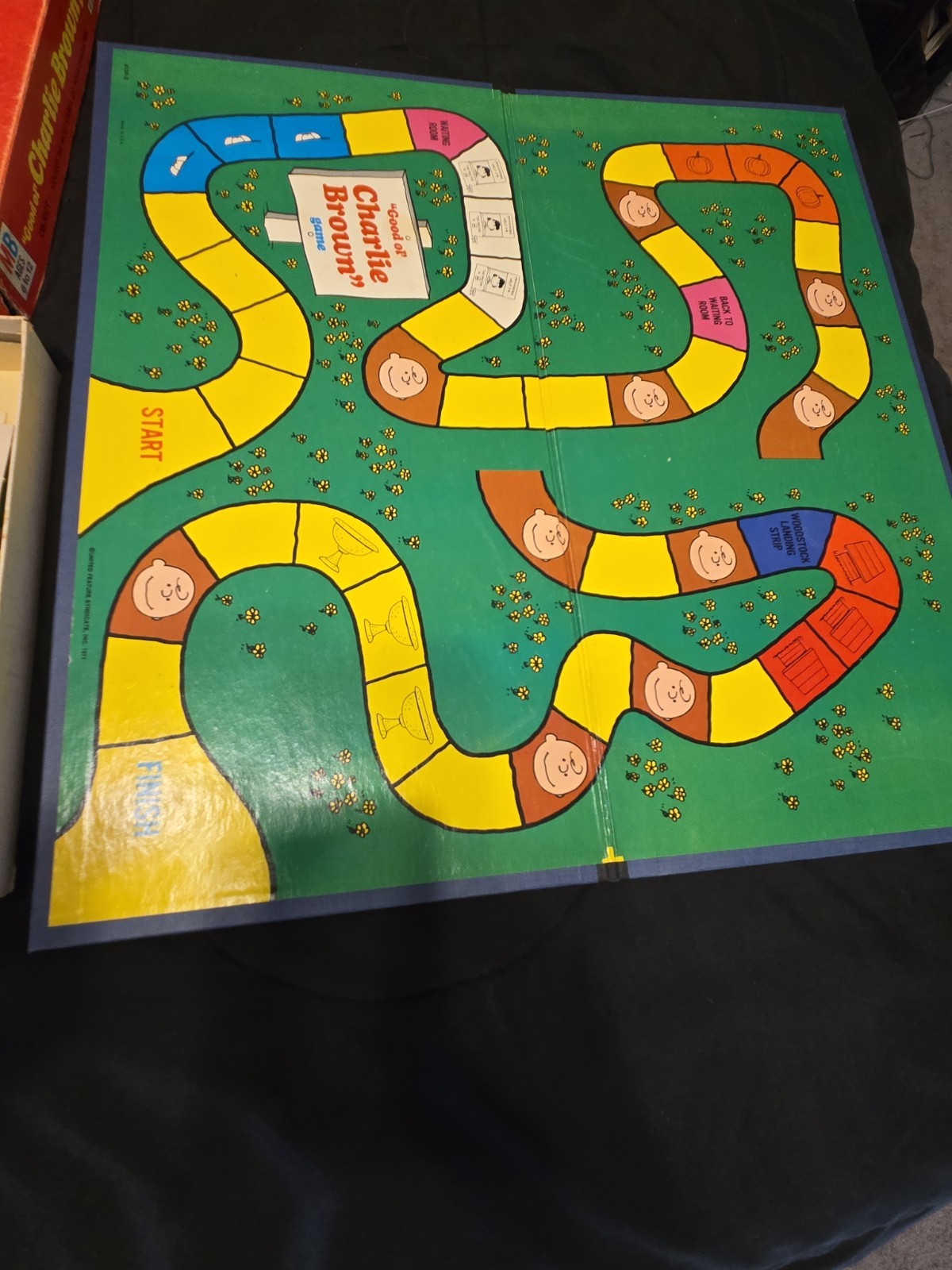 Vintage 1971 Milton Bradley GOOD OL CHARLIE BROWN Board Game 4139 Used