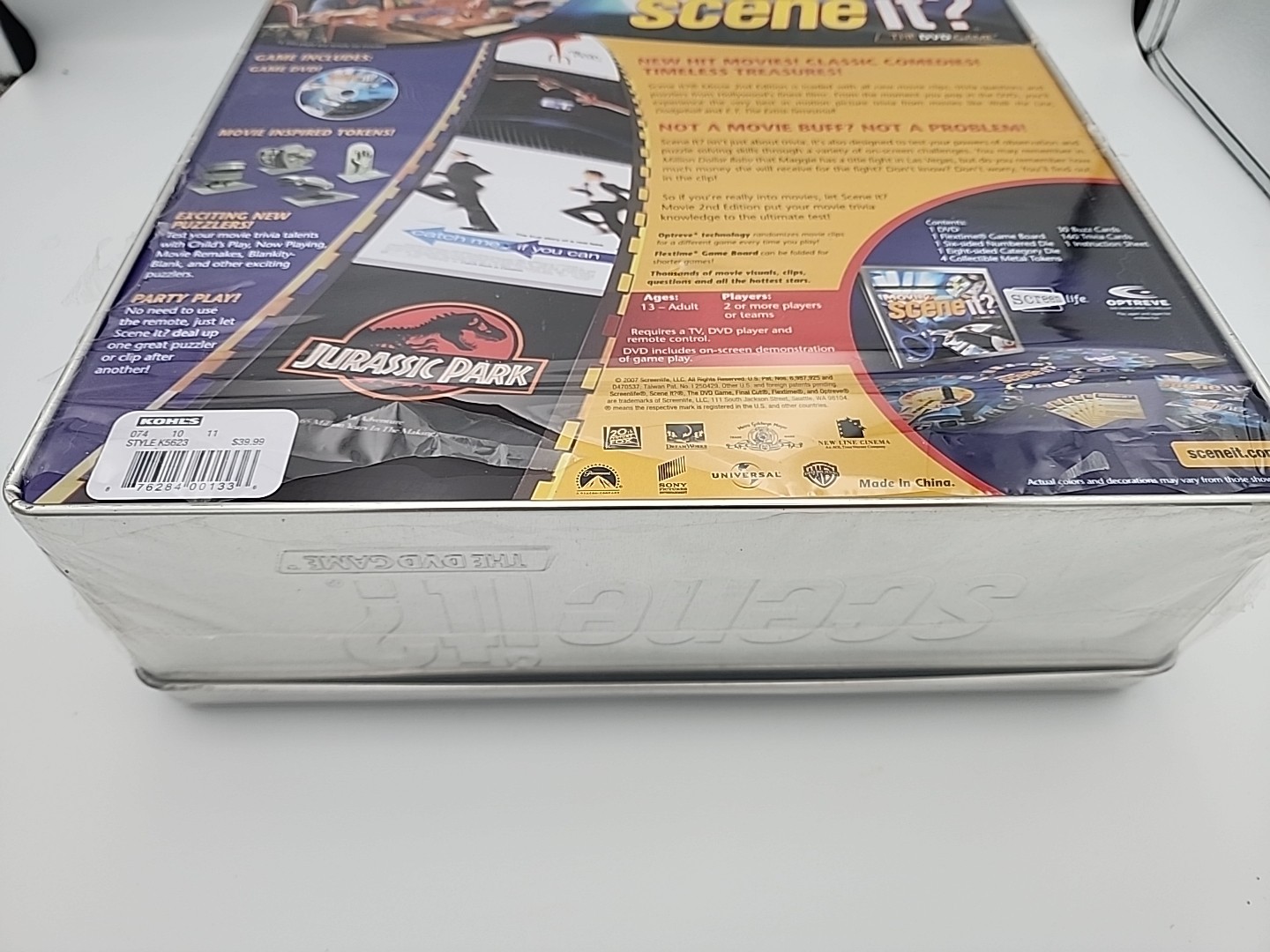 NEW Scene It? Movie 2nd Edition DVD Trivia Board Game 2007 in Collector Tin