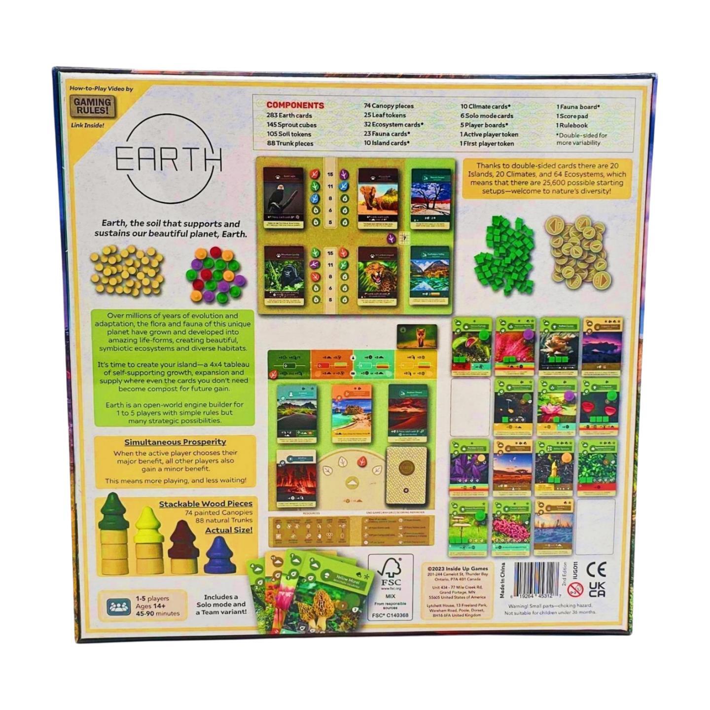 Earth All-In KS Bundle (Game + Exp + KS Extras) by Inside Up Games – SEALED