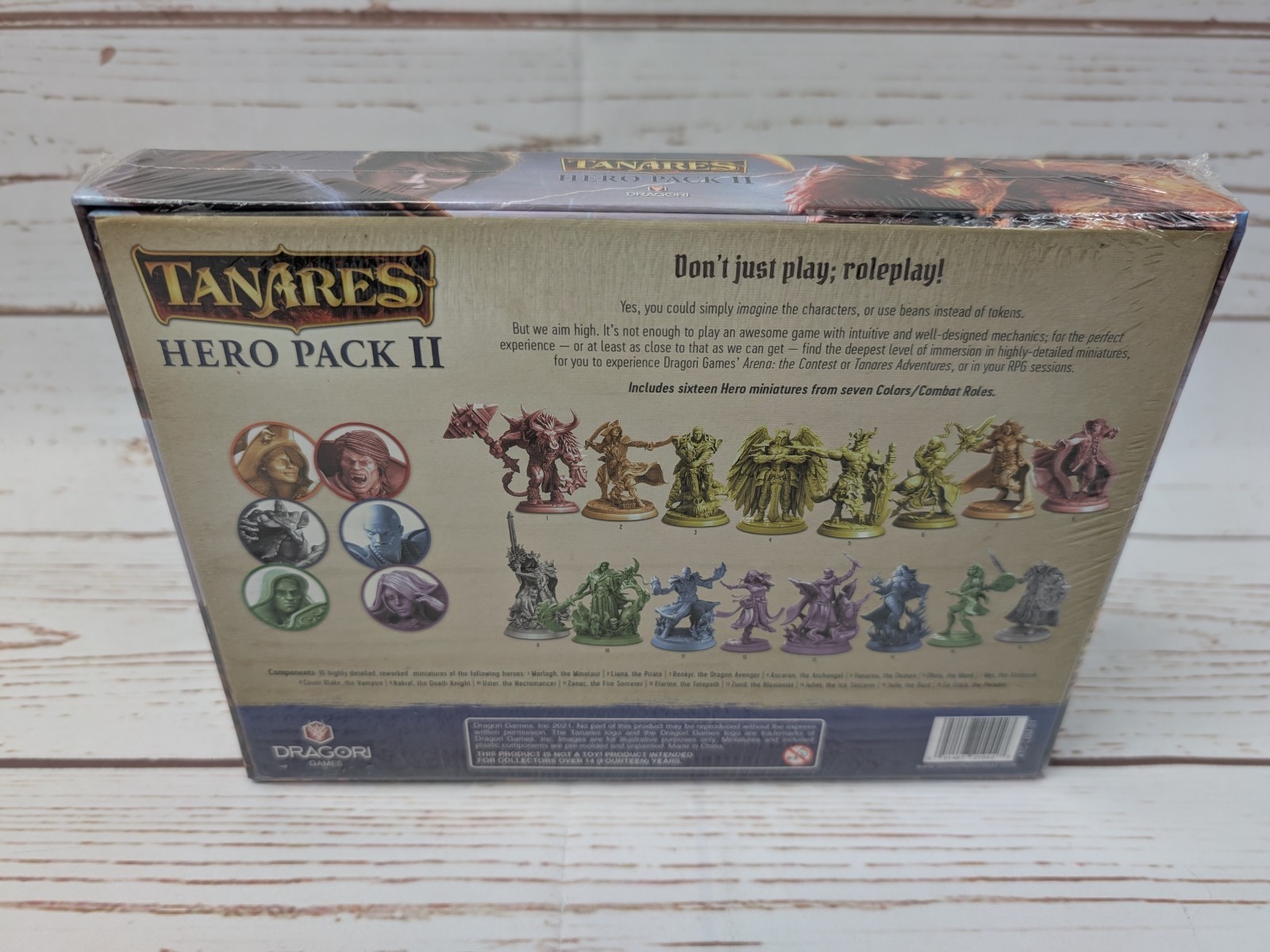 Tanares Hero Pack II Board Game Expansion Dragori Games NIS 16 Miniatures