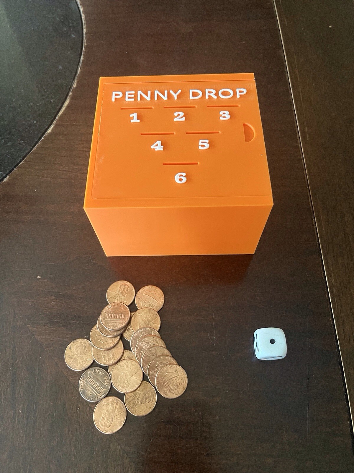 Penny Drop Game – Family and Friend Bar Dice Game – 3D printed– Gift Idea