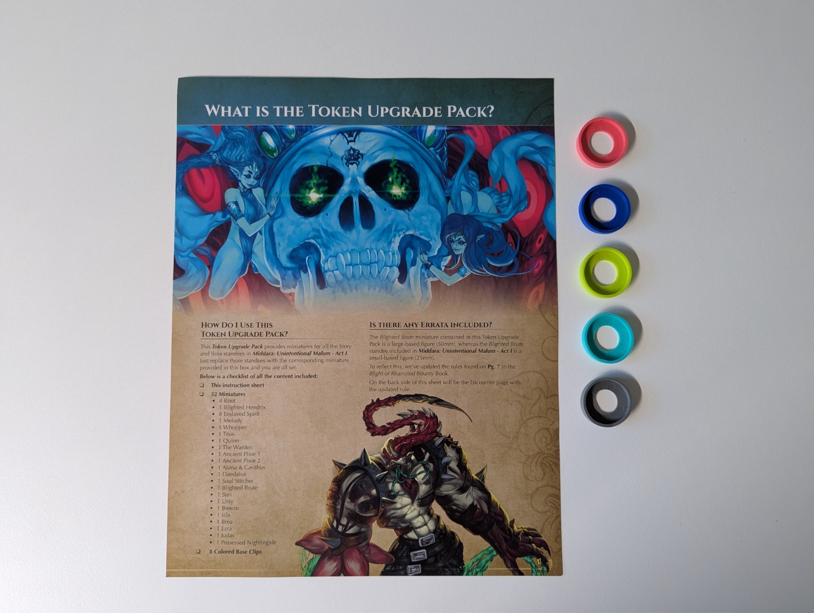 Middara: Unintentional Malum Act 1 Token Miniature Upgrade Pack – 100% Complete
