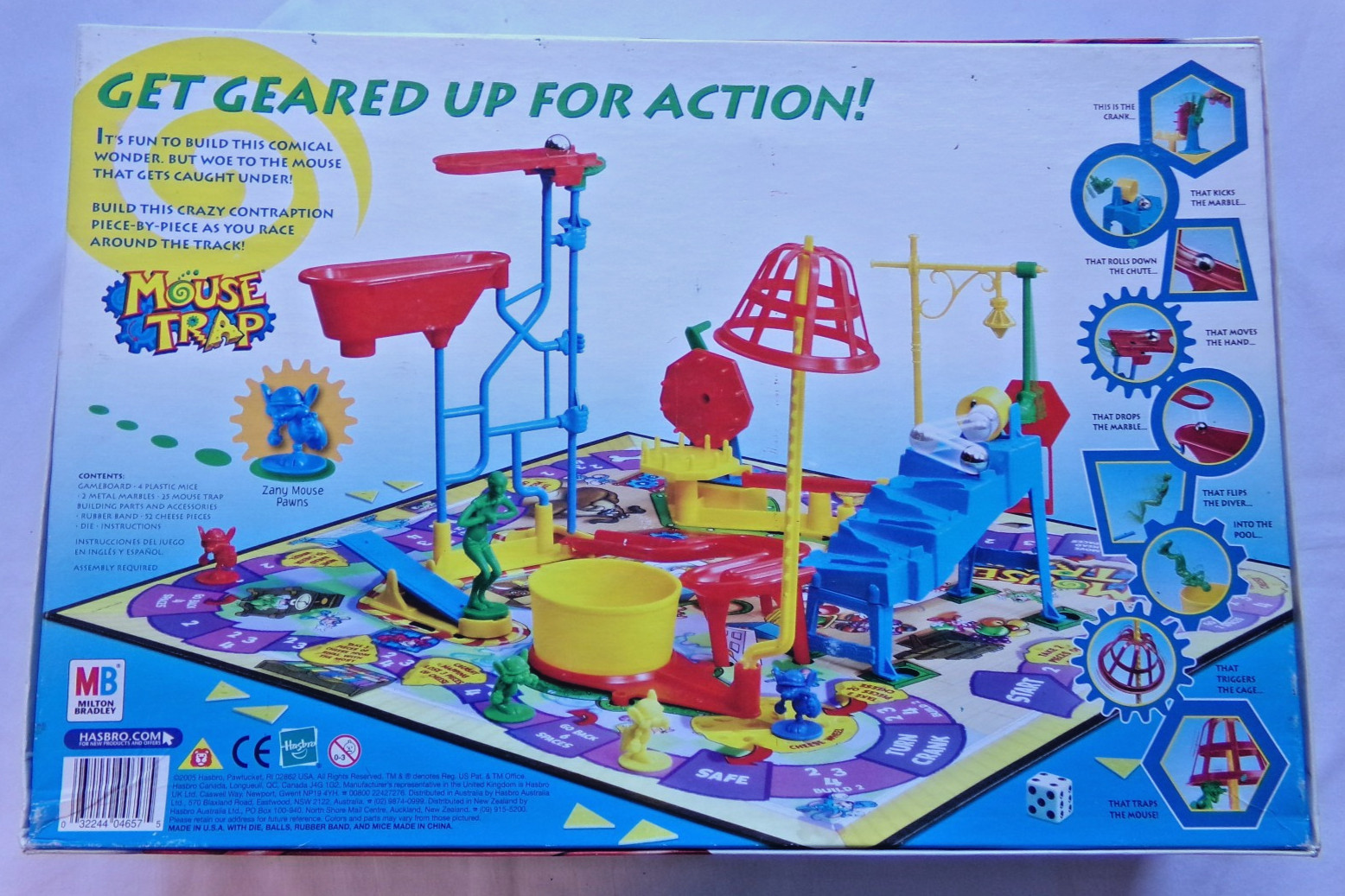 VINTAGE Mouse Trap COMPLETE Milton Bradley 2005 Classic Board Game Kids Family