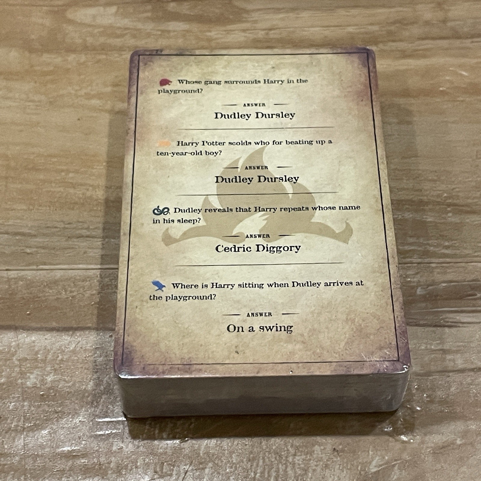 3 Harry Potter Trivia Packs Goblet Of Fire/Order Pho/Half Blood New, Bk 4, 5, &6