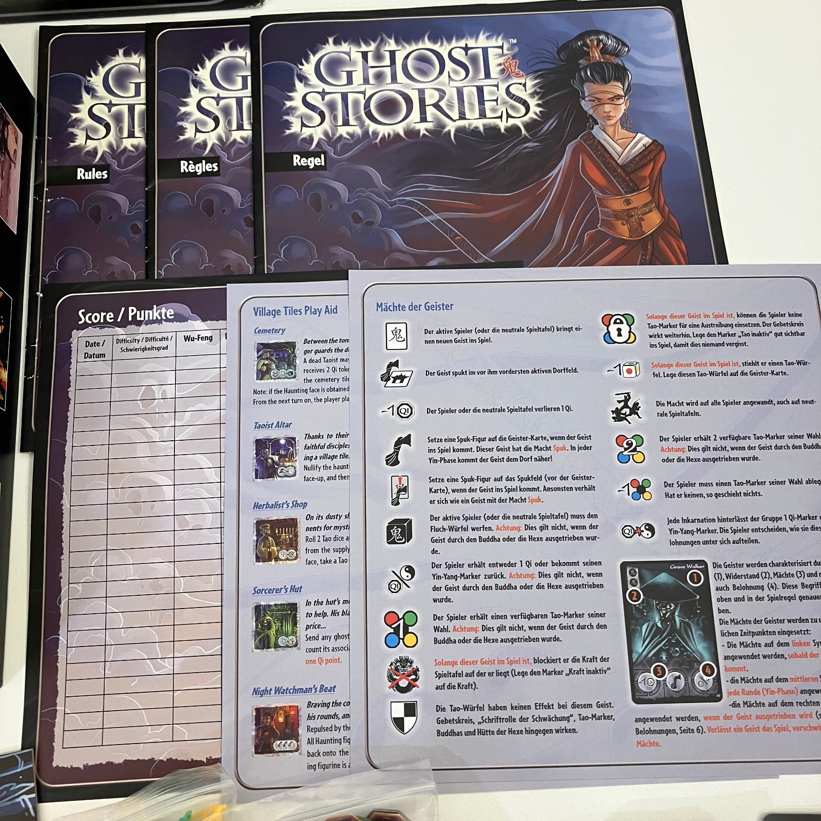 Ghost Stories Repos Production Antoine Bauza Board Game 1-4 Players 12+ Years