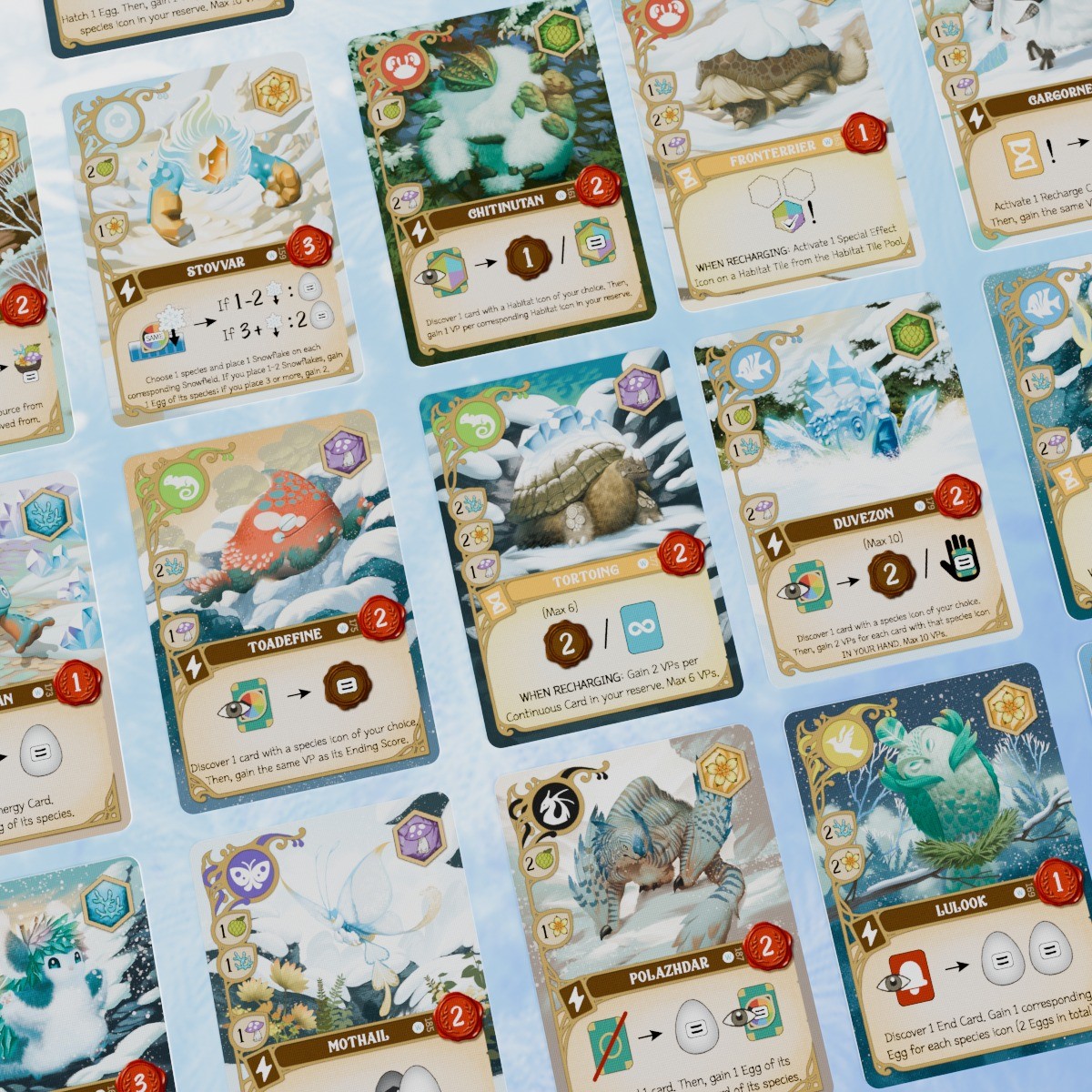 Wondrous Creatures: Winterfall Expansion + Promo Keychain by Bad Comet – SEALED