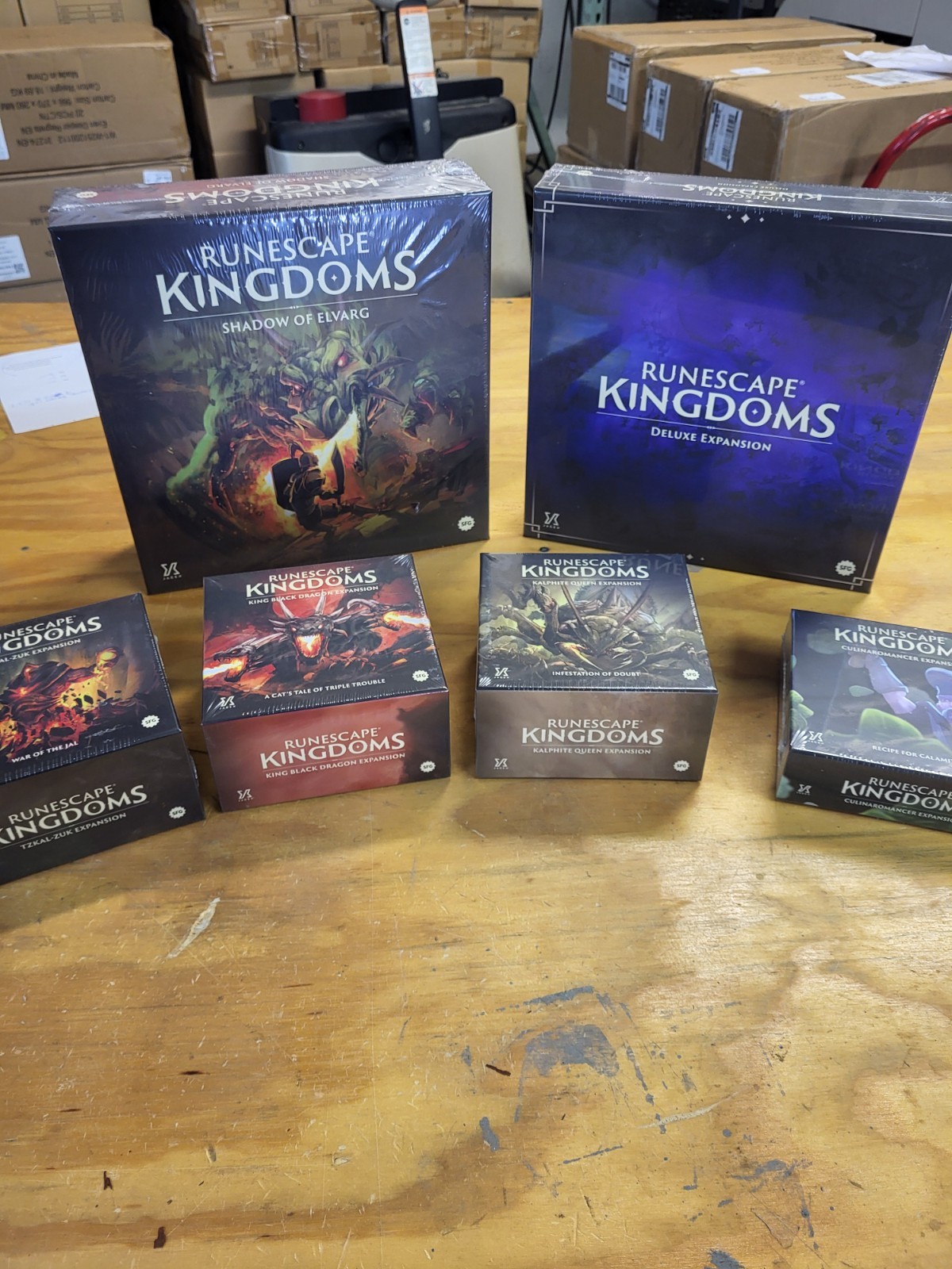 Runescape Kingdoms ~ Bundle; Shadows Of ELVARG, DELUXE All In Kickstarter New
