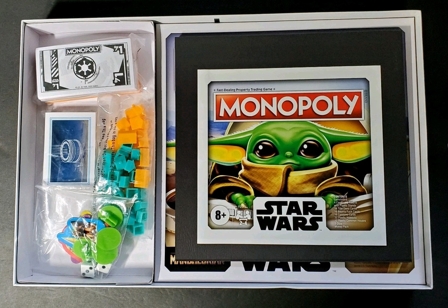Monopoly STAR WARS The Child Baby Yoda Grogu Mandalorian Edition Board Game