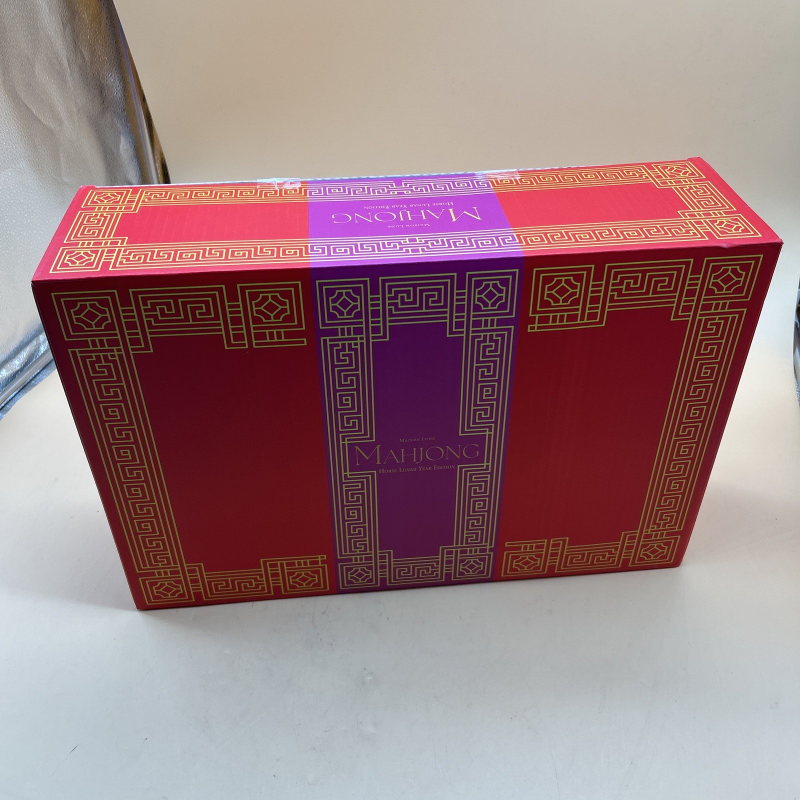 Deluxe Maison Lude Mahjong Horse Lunar Year Edition Starter Kit New-Open Box