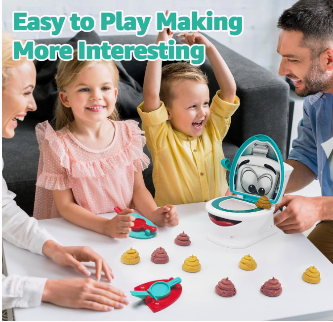 Poop Shoot Family and Kids Game Hilarious Toilet Launch Challenge! Brings Laughs