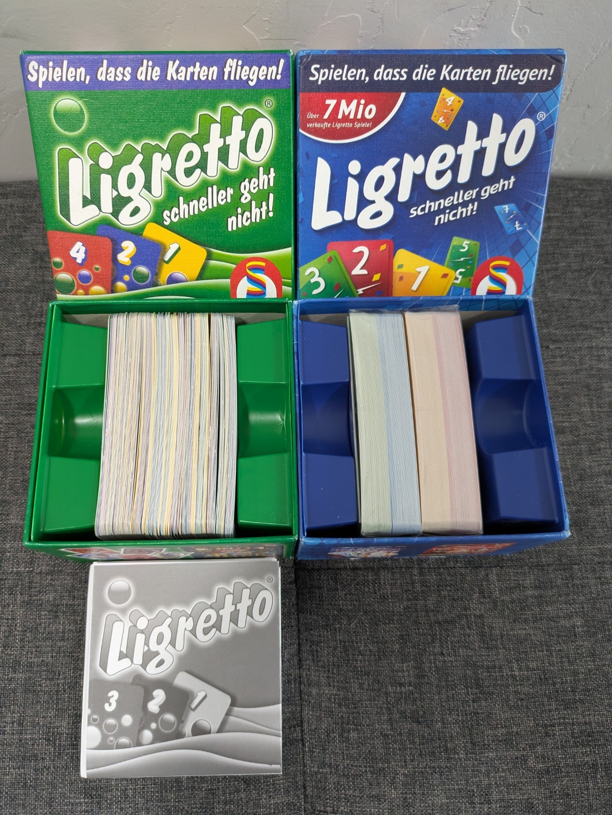 Ligretto Green & Blue Card Game Sets — Schmidt Spiele — Free Shipping!!