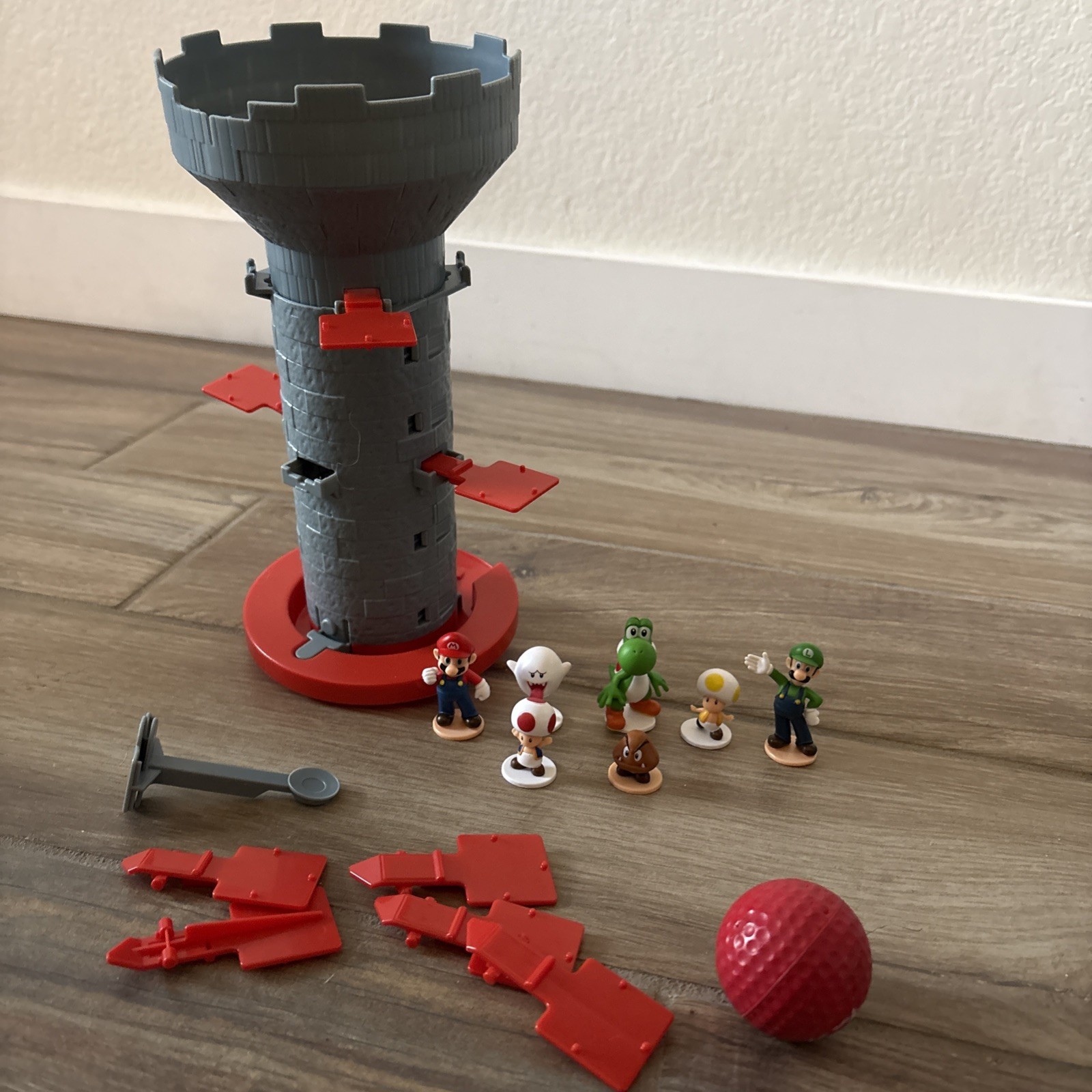 Super Mario Blow Up! Shaky Tower Balancing Game – Tabletop Skill and Action Game