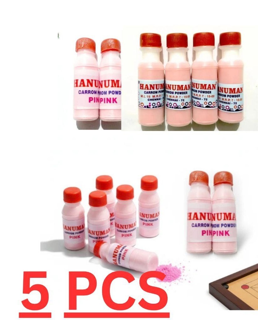 5 Pcs Carrom Board Powder Elegant smooth Carrom premium Quality Dancing Powder