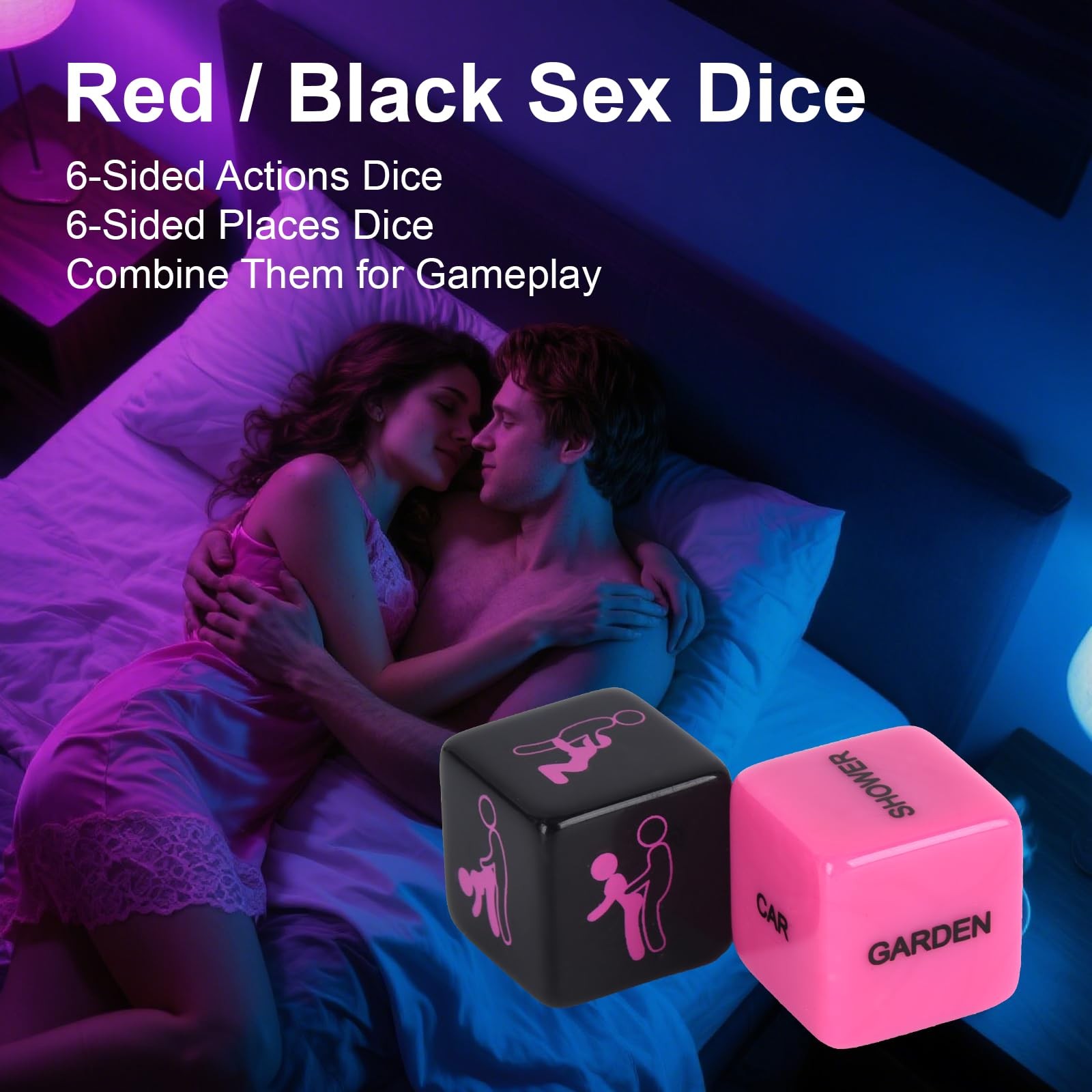Sex Dice, Sex Game Positon Dice Adult Game for Date Night Positions Game, Cou…