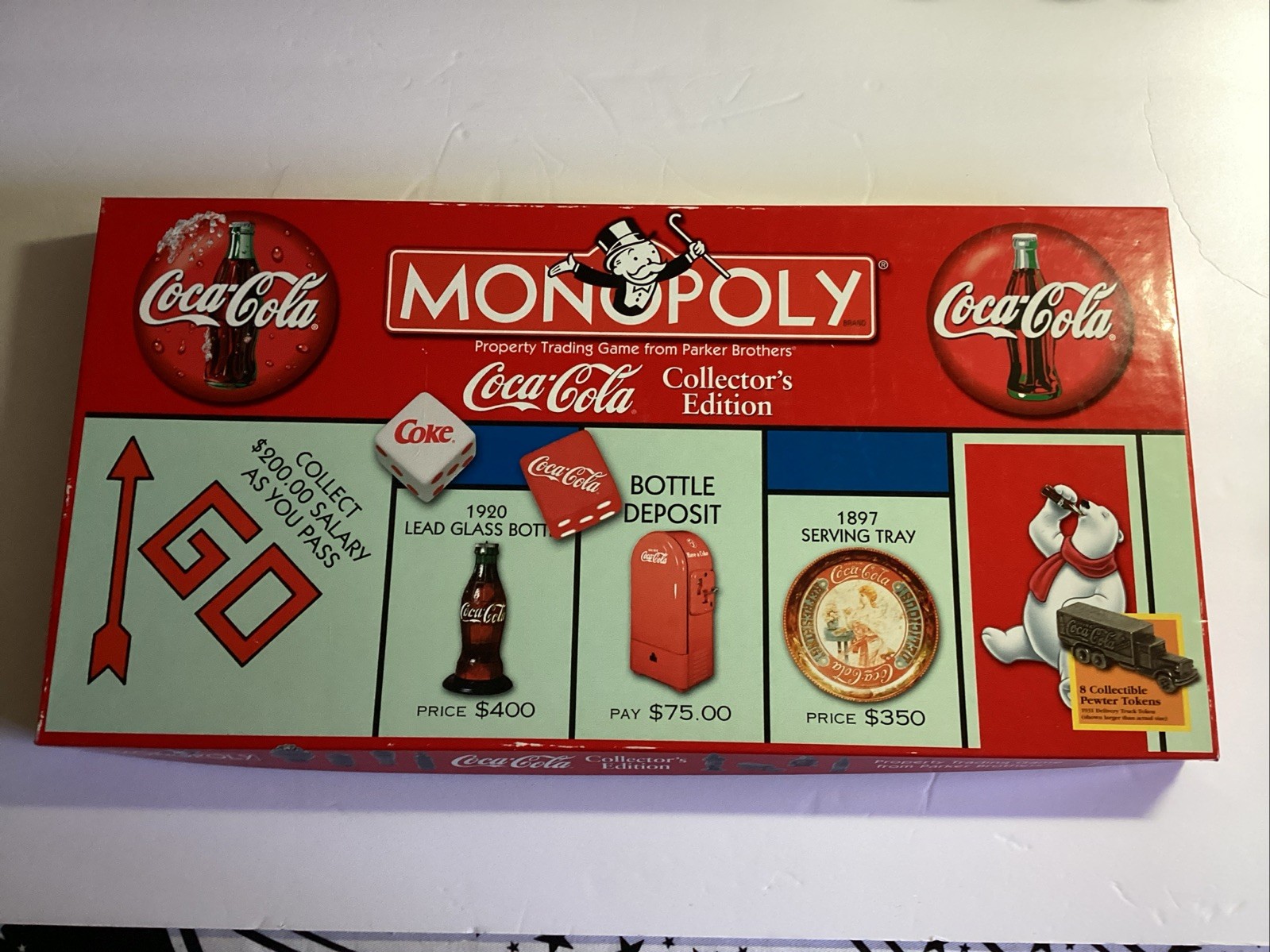 Monopoly Coca-Cola Collector’s Edition Board Game 1999 Release – NEW IN BOX