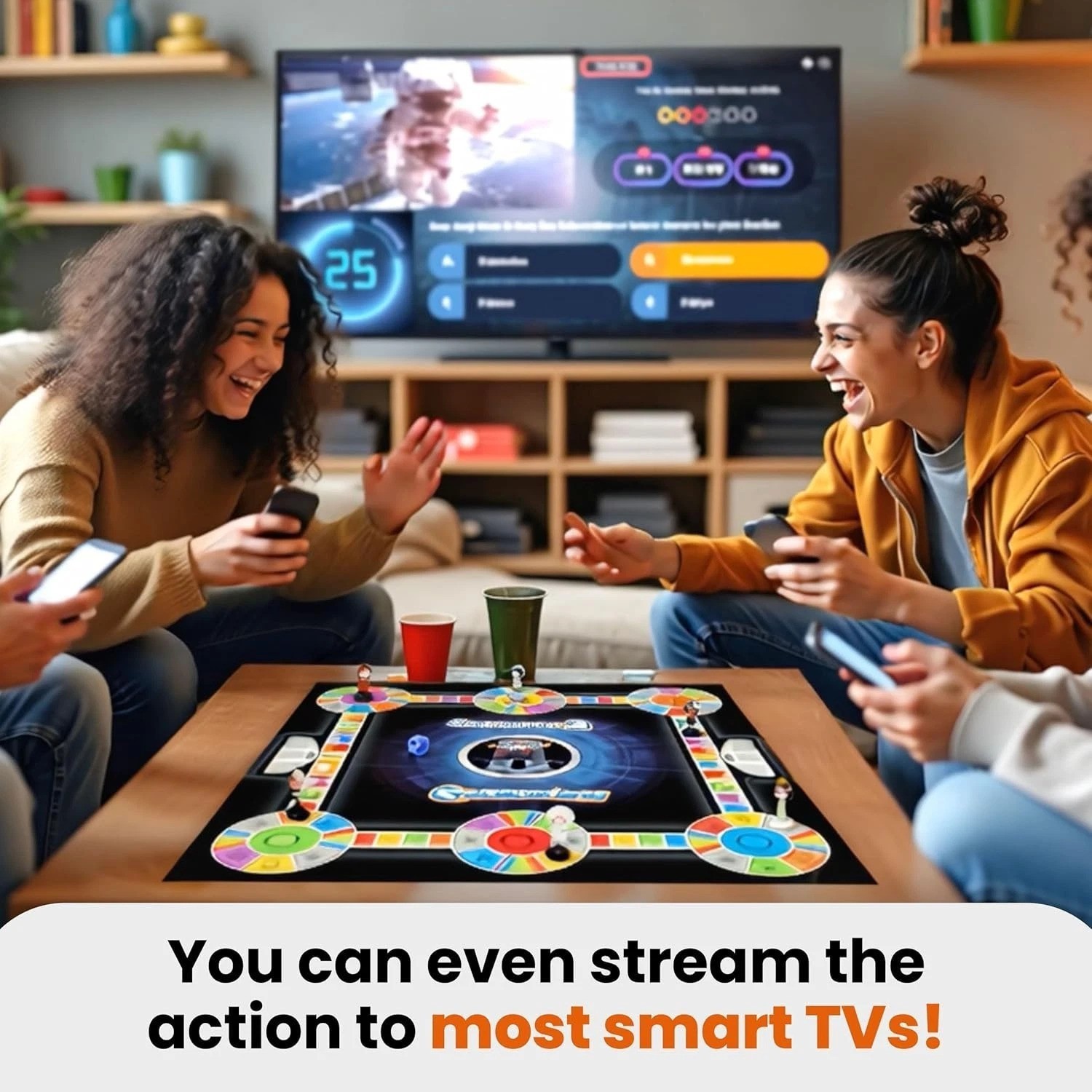 2026 Edition App-Connected Quiz Show Board Game for 2-24 Players, Ages 8+