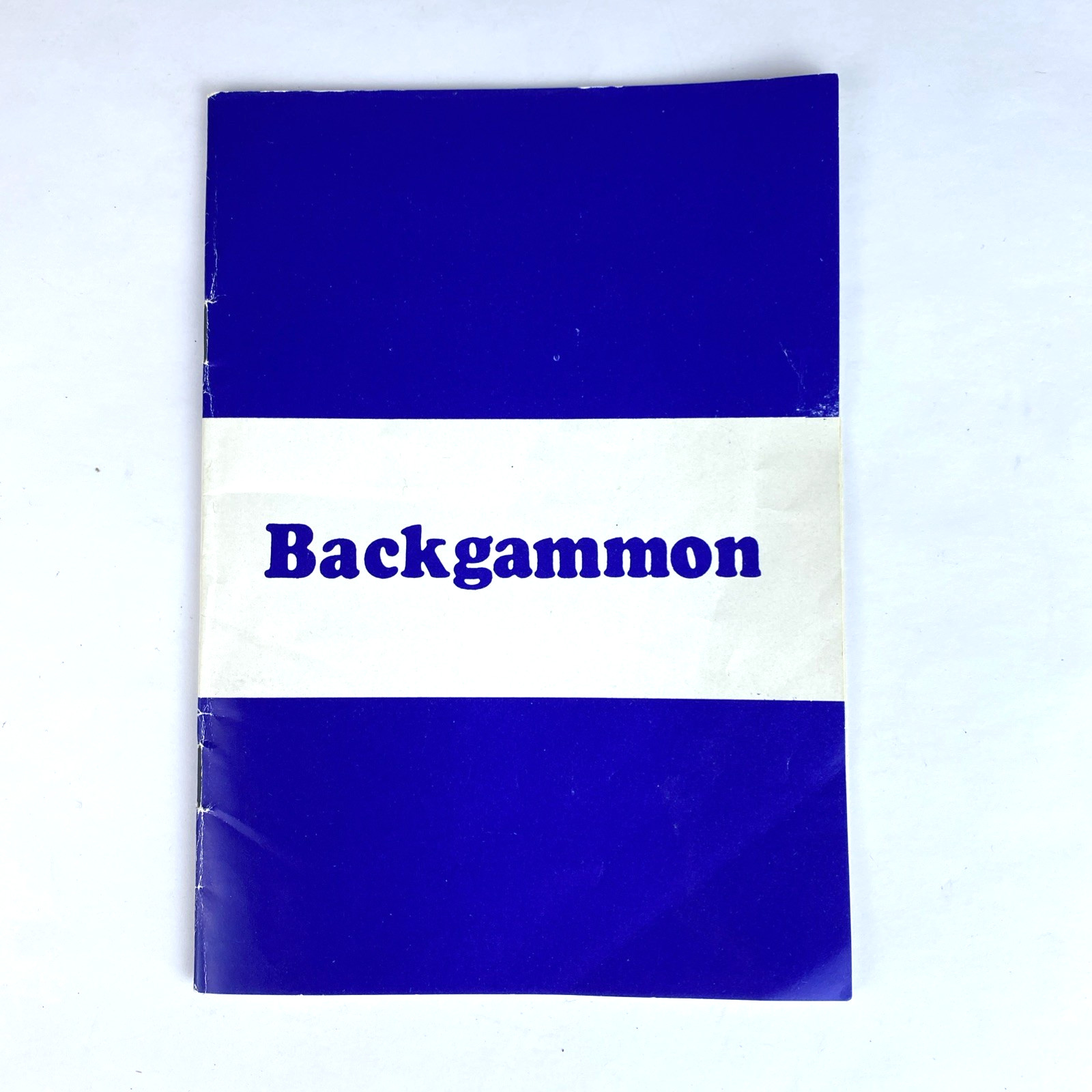 Vintage Backgammon Instruction Manual English French 7.5×5.5 1970s/80s