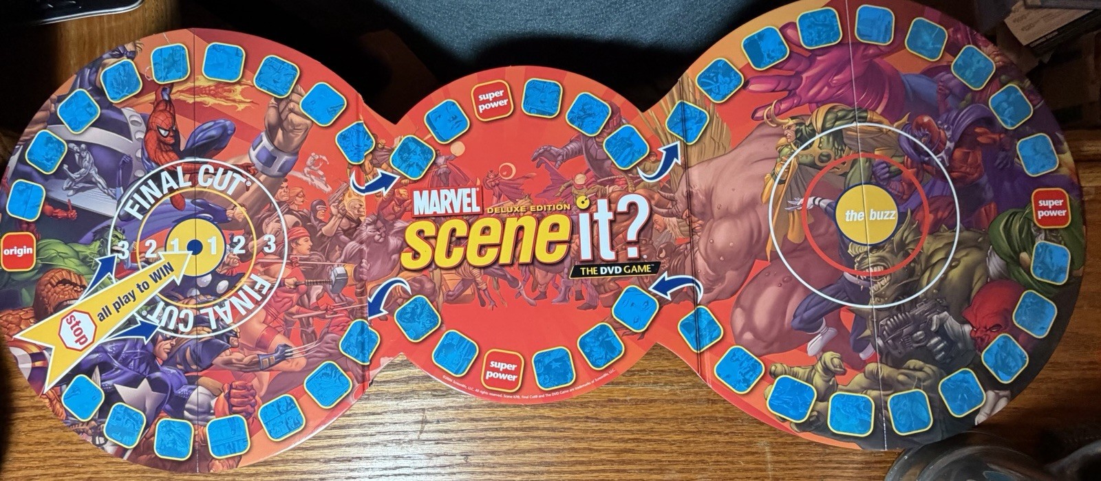 Screenlife Marvel Scene It? Deluxe Edition DVD Trivia Game 2+ Players