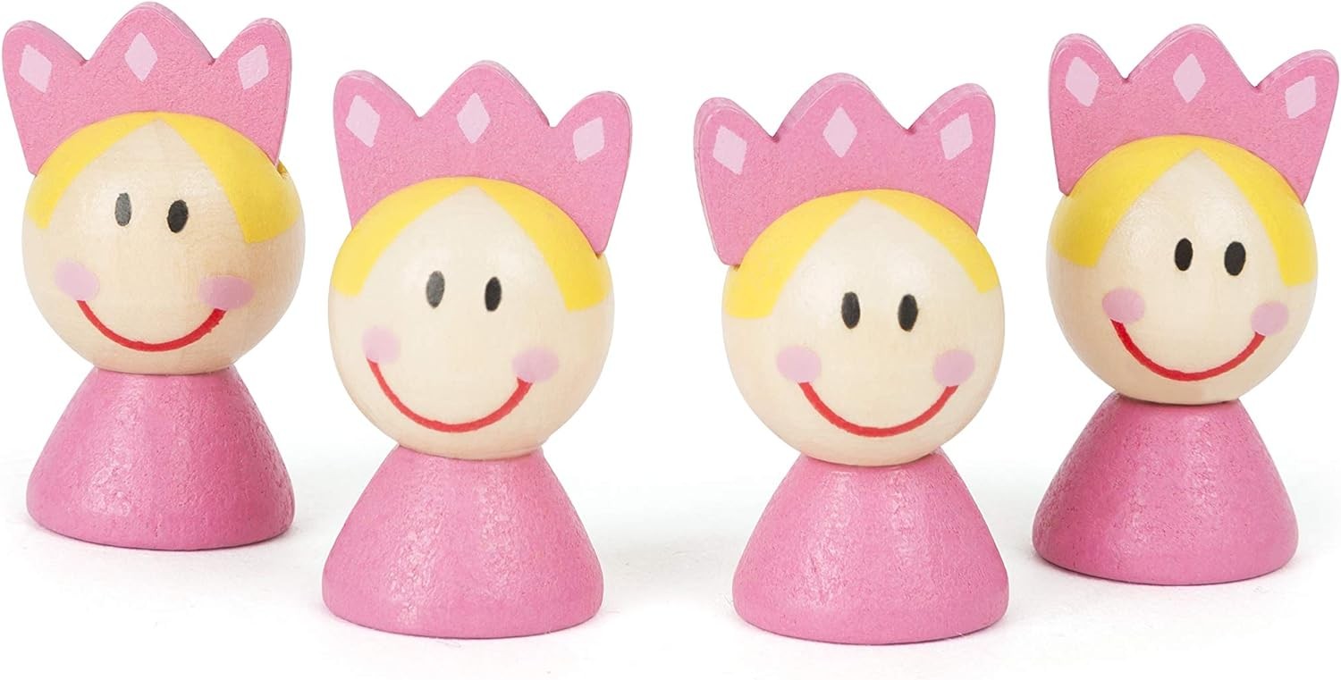 Small Foot 11105 Ludo Princesses, made of FSC 100% certified wood, with practica