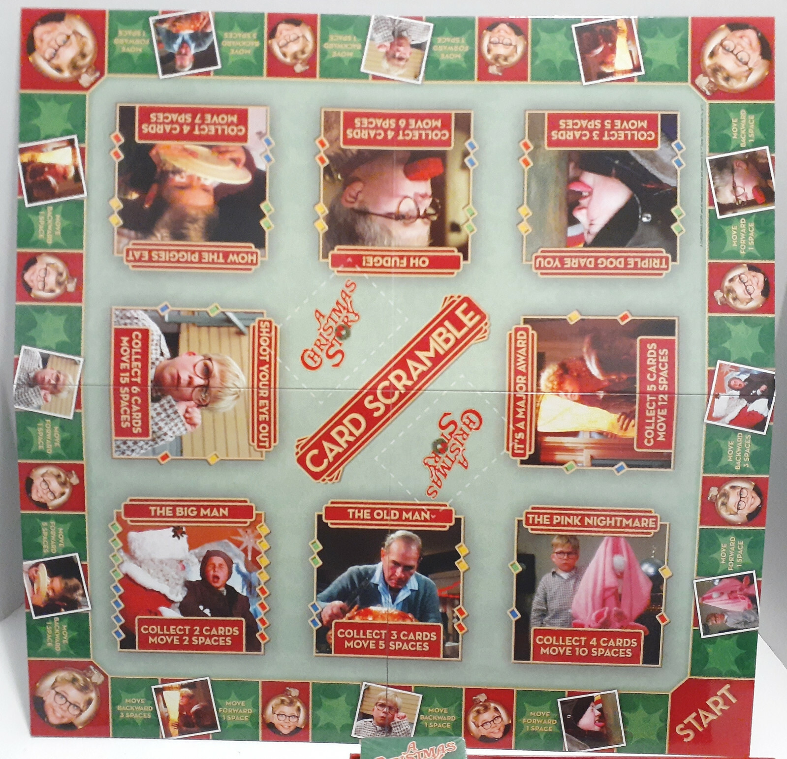 A Christmas Story Card Scramble Strategy Board Game Holiday and Movie DVD NEW