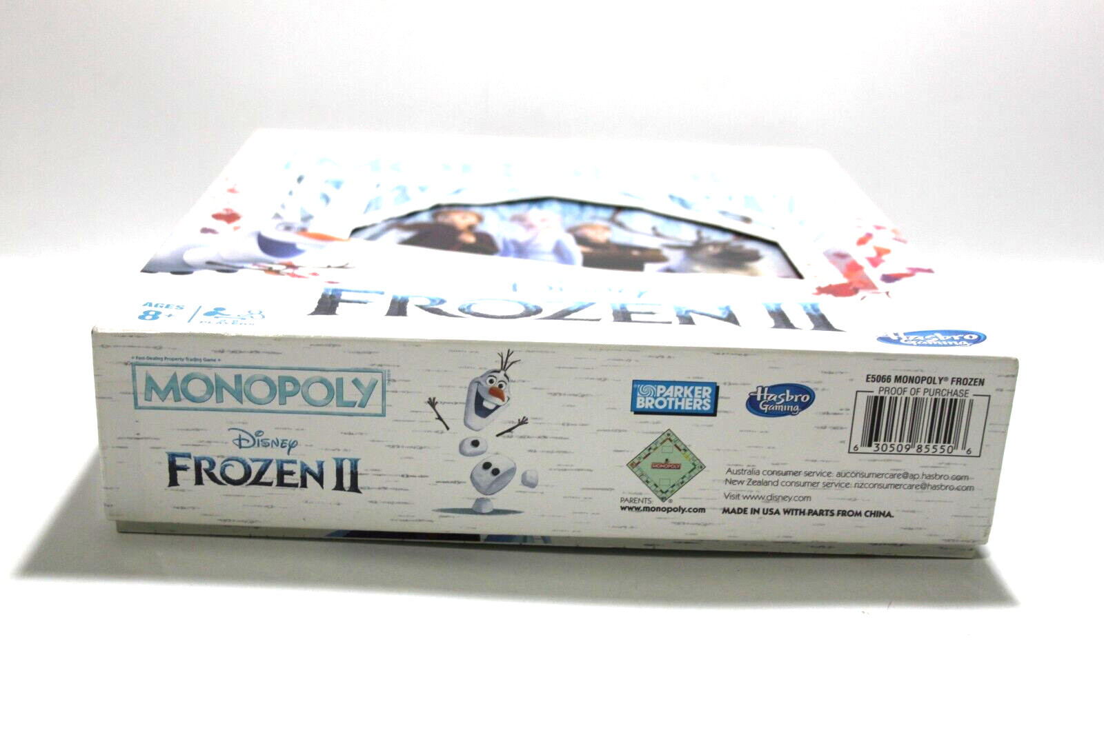 Hasbro Monopoly Disney Frozen 2 Edition Board Game Complete 2018 Elsa Anna Olaf