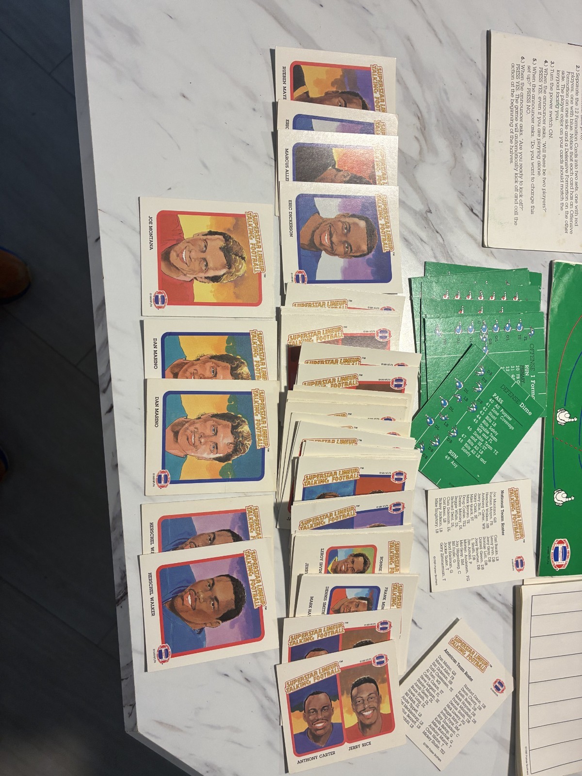 Vintage 1989 Parker Brother Superstar Talking Football WORKING Complete in Box