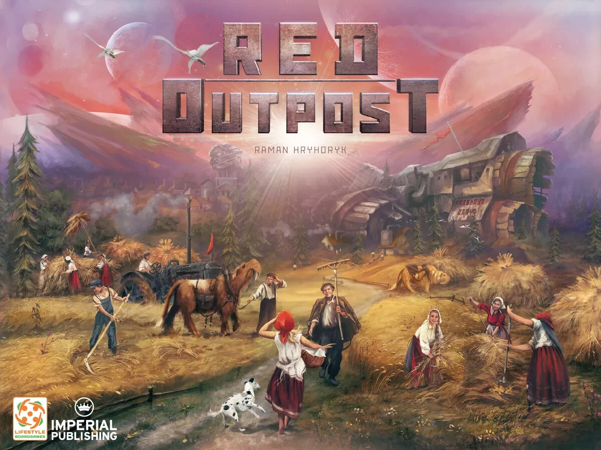 ☭🚀 RED OUTPOST – Communist Worker Placement Board Game NEW/SEALED 🚀☭