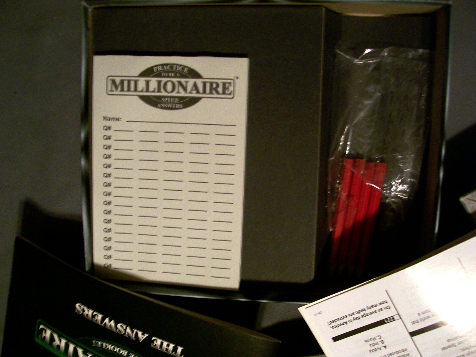 STRIKE IT RICH ON TV PRACTICE TO BE A MILLIONAIRE AGES 10 TO ADULT (COMPLETE)