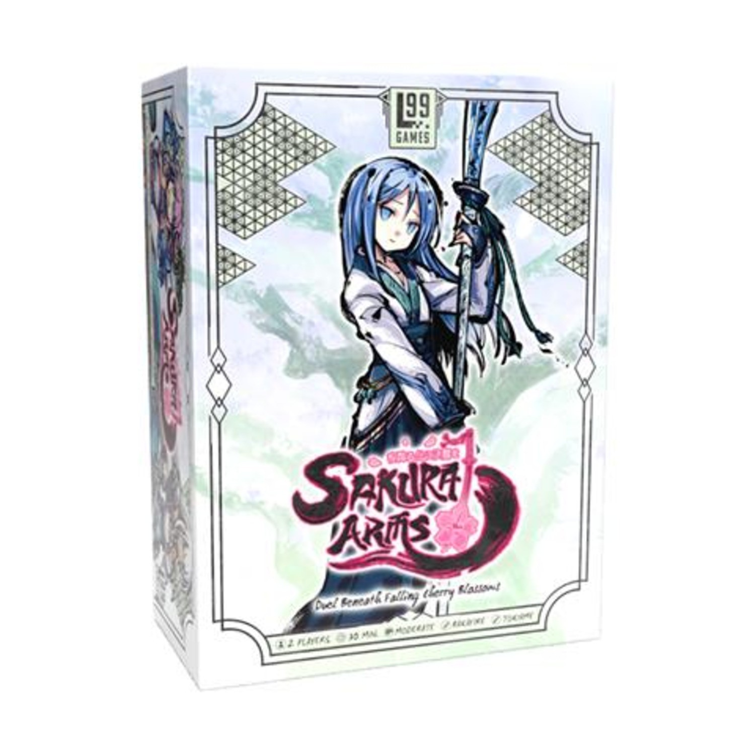 Level 99 Board Game Sakura Arms Saine Box VG/NM