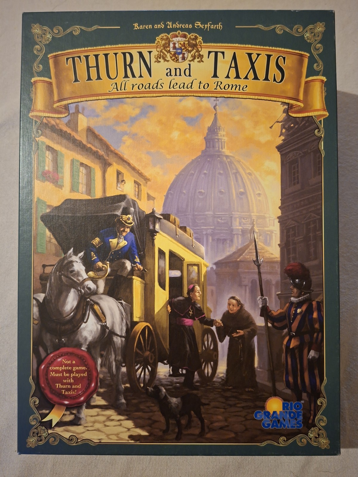 Thurn and Taxis All Roads Lead to Rome Board Game Expansion