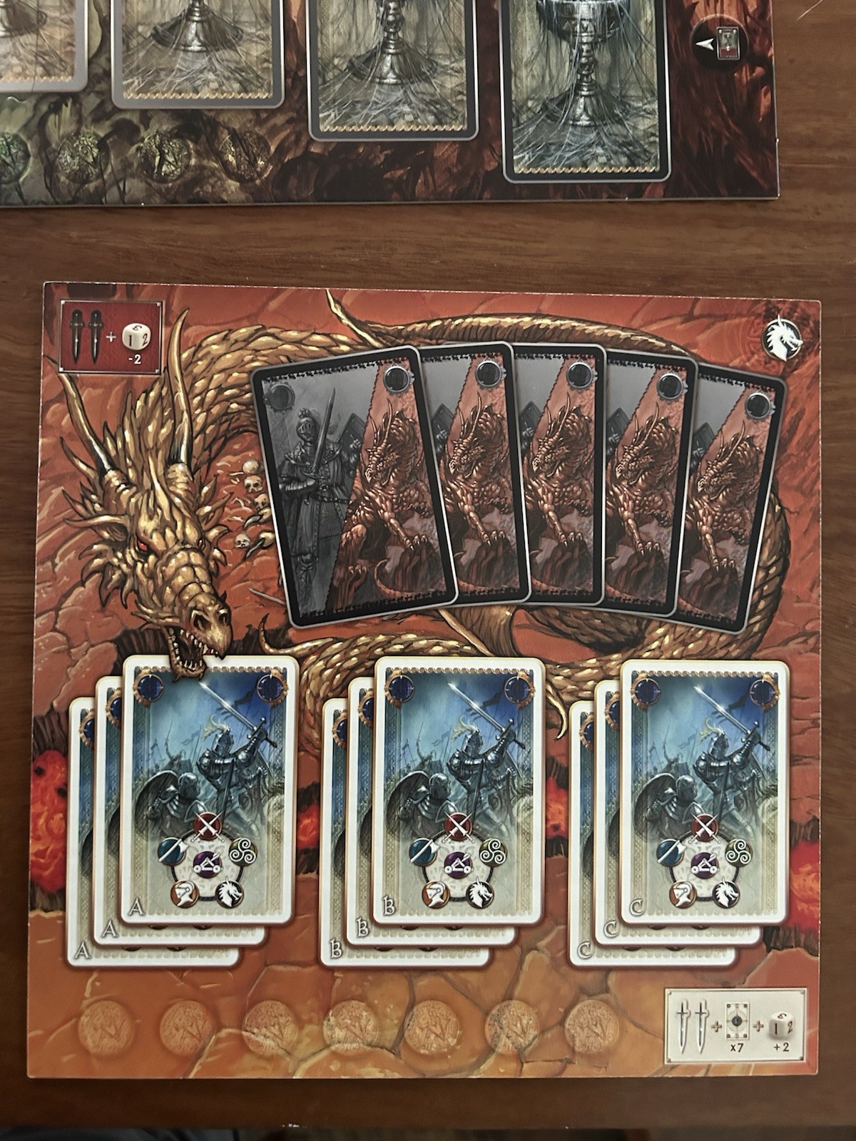 Days of Wonder Shadows Over Camelot Board Game Missing Siege Engines, Box Damage